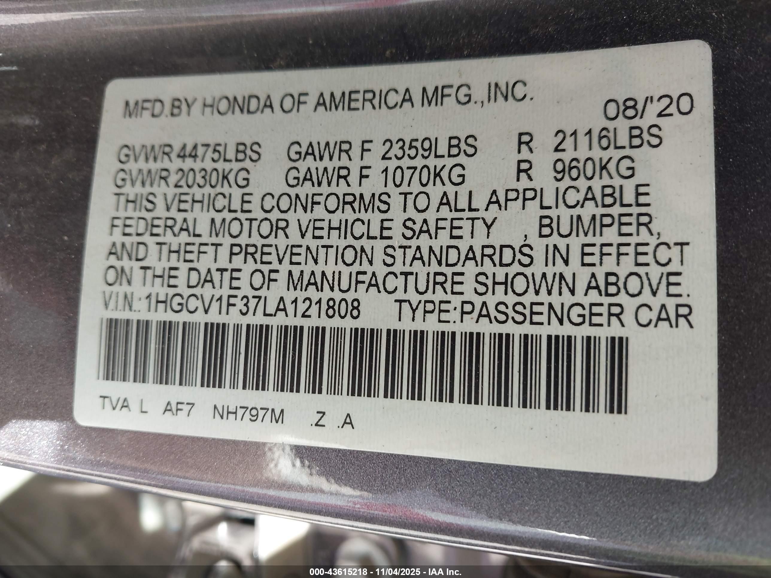 HONDA ACCORD image 9