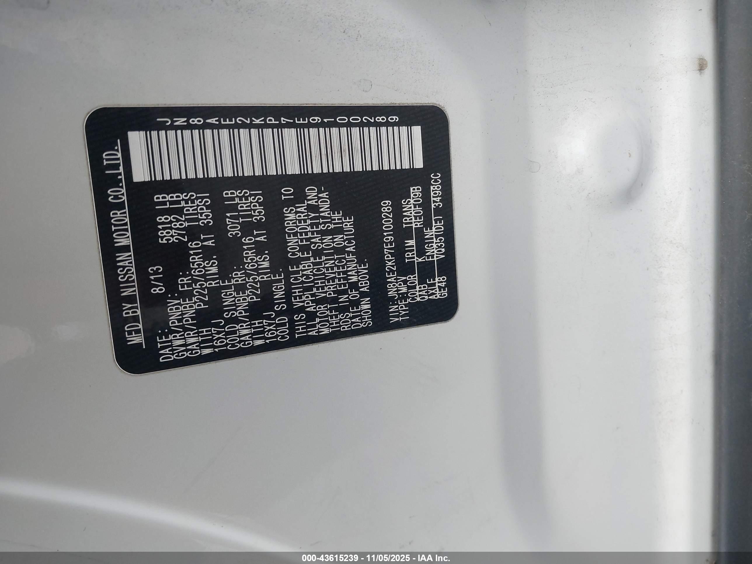 NISSAN QUEST image 9