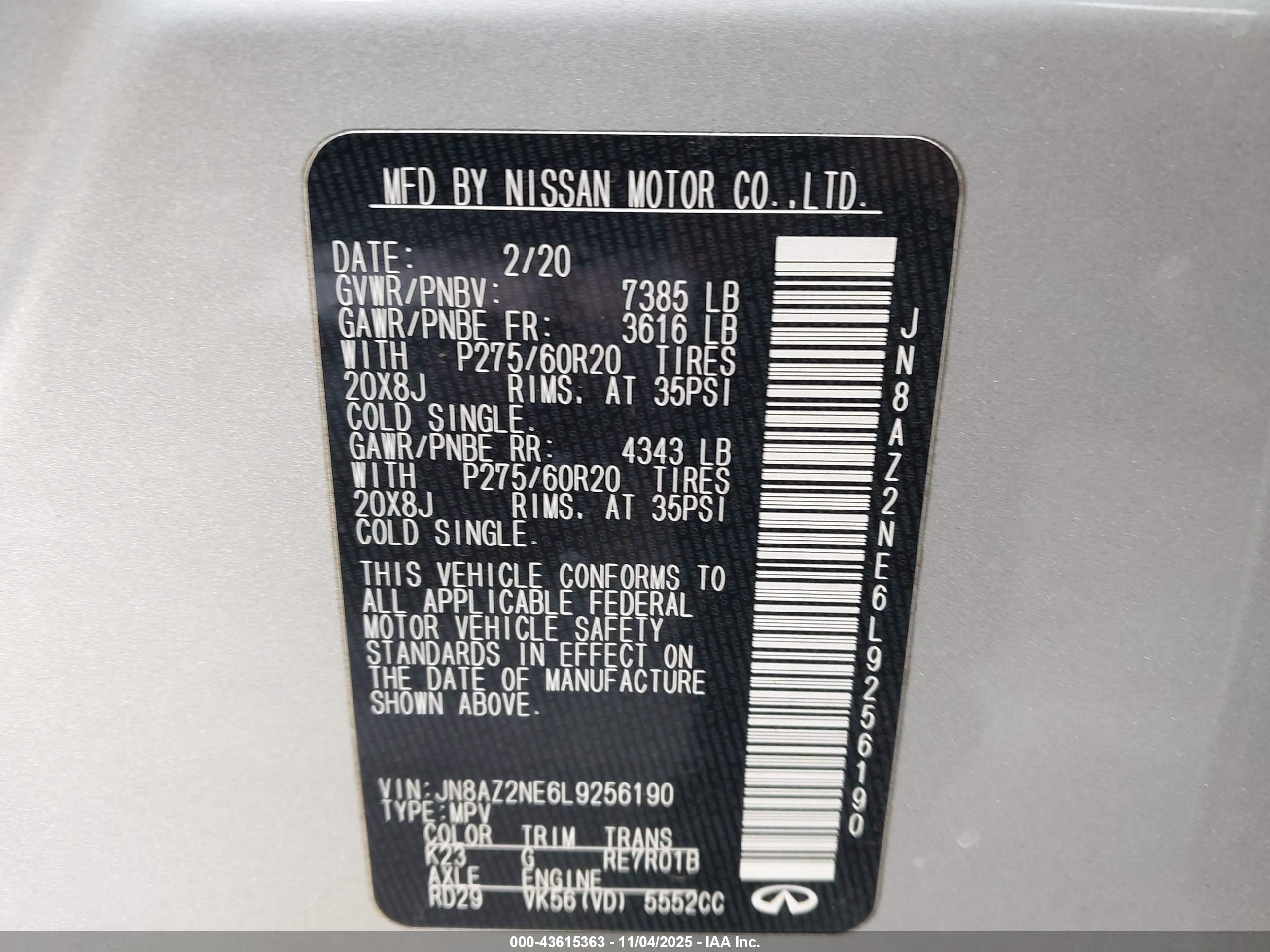 INFINITI QX80 image 9