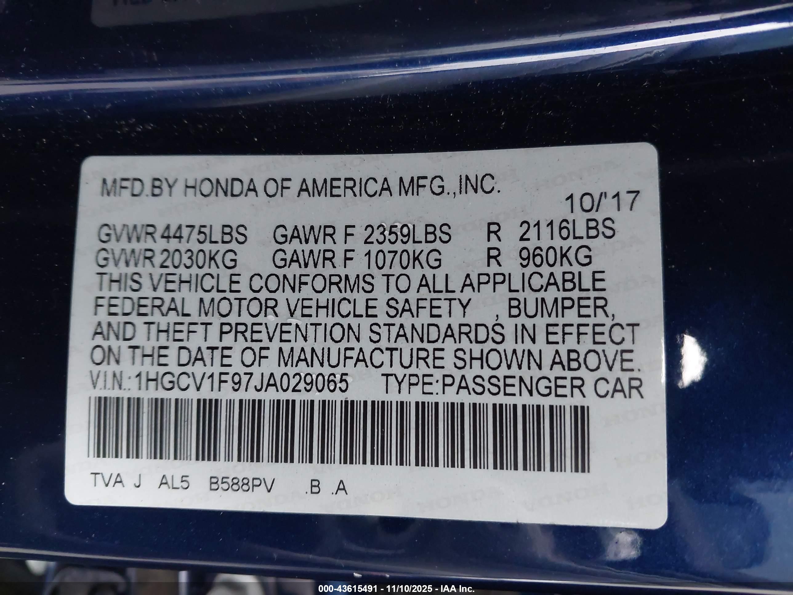 HONDA ACCORD image 9