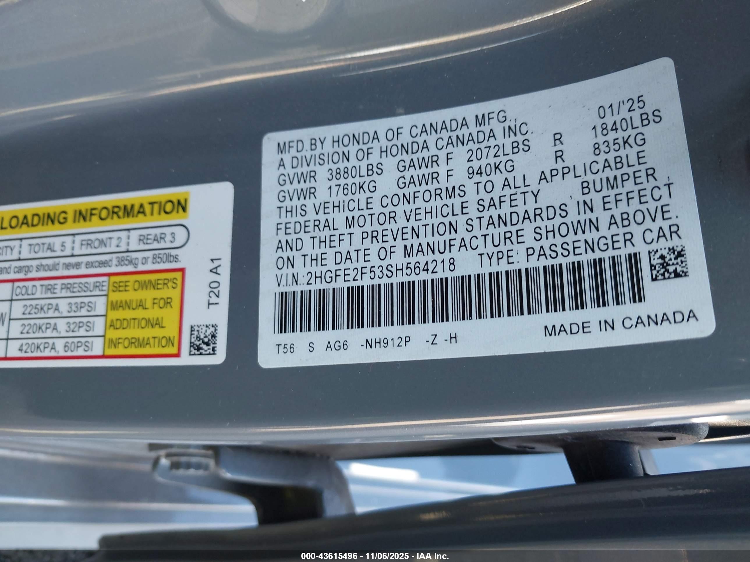 HONDA CIVIC image 9