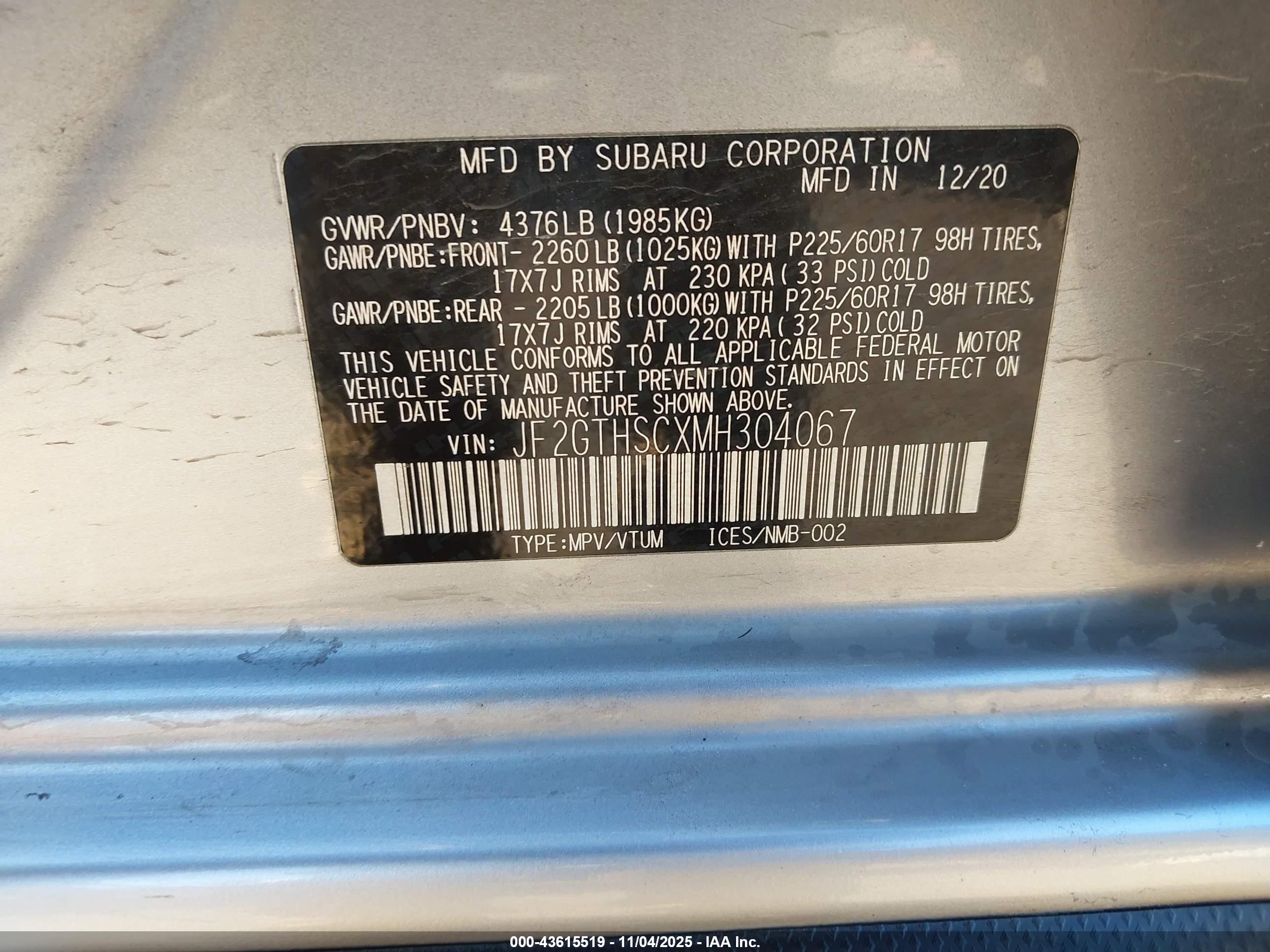 SUBARU CROSSTREK image 9