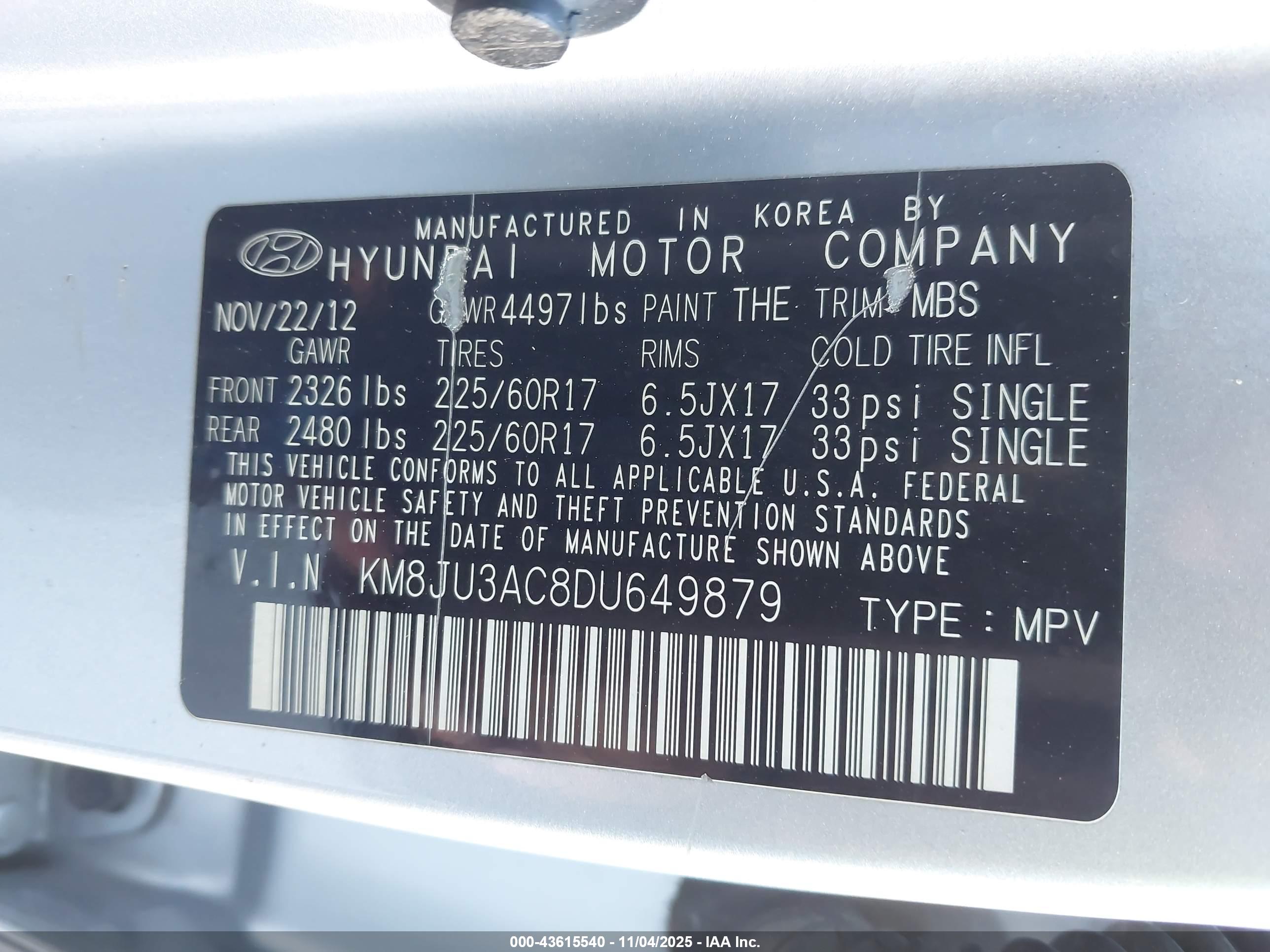 HYUNDAI TUCSON image 9
