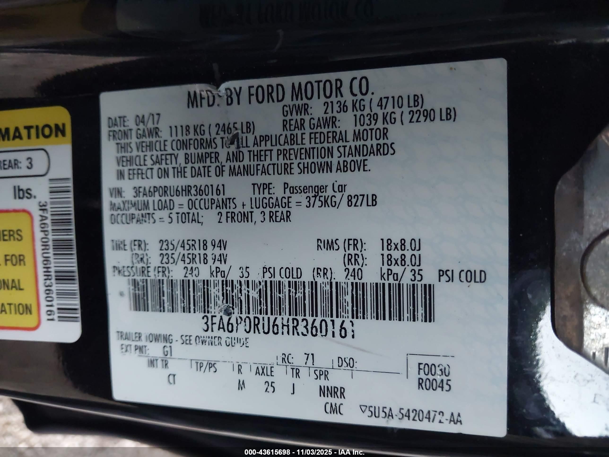 FORD FUSION image 9