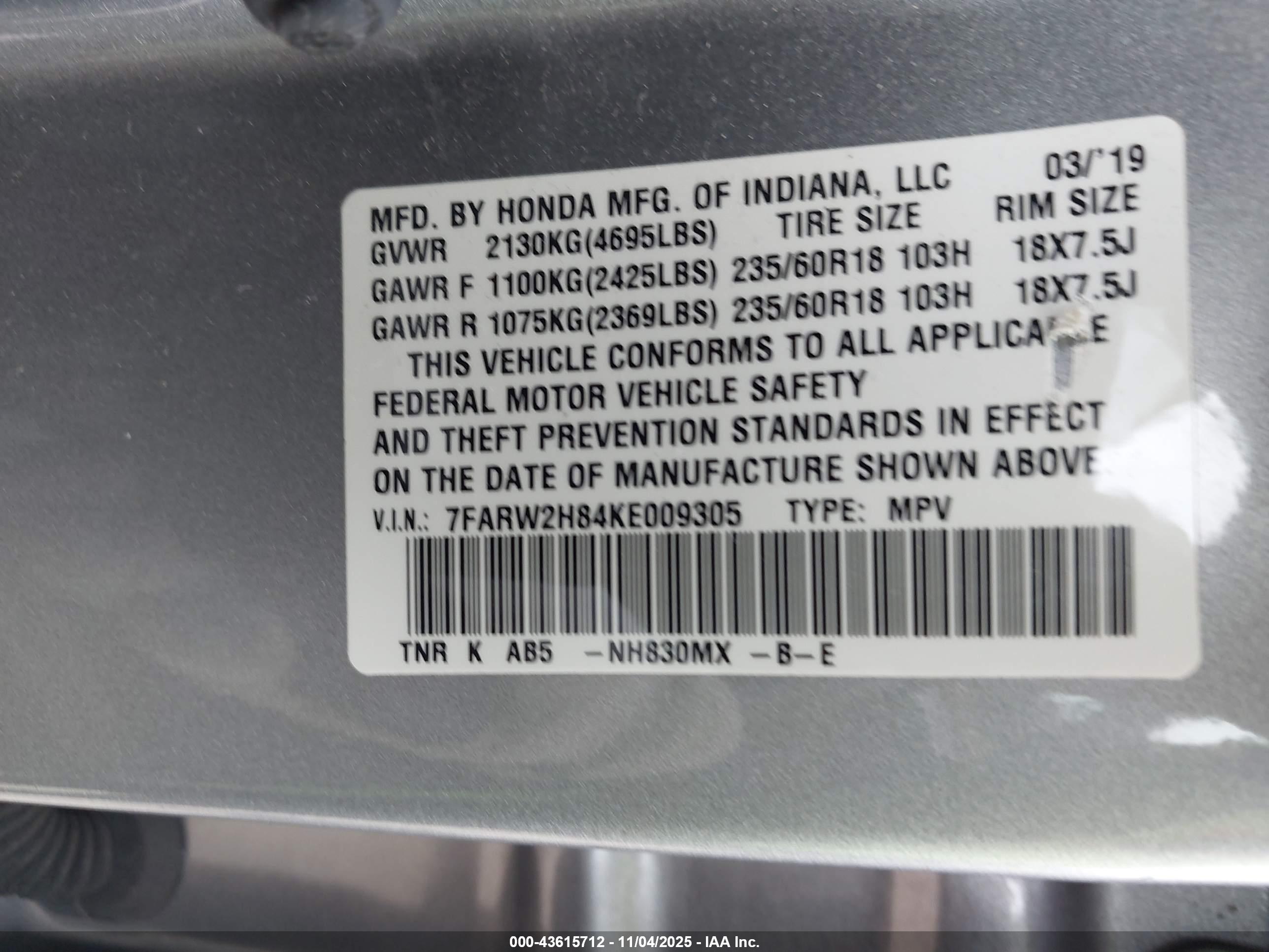 HONDA CR-V image 9
