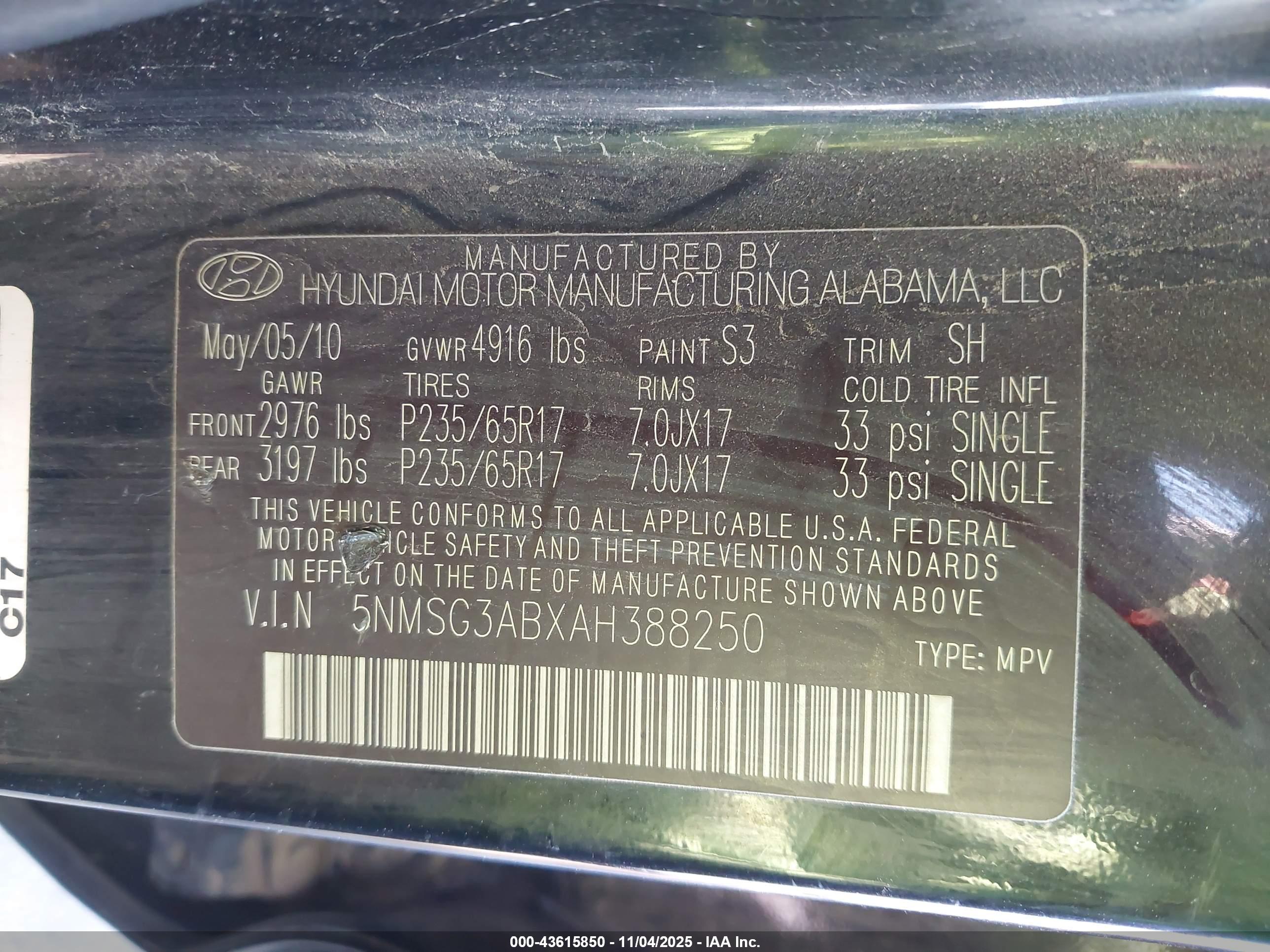 HYUNDAI SANTA image 9