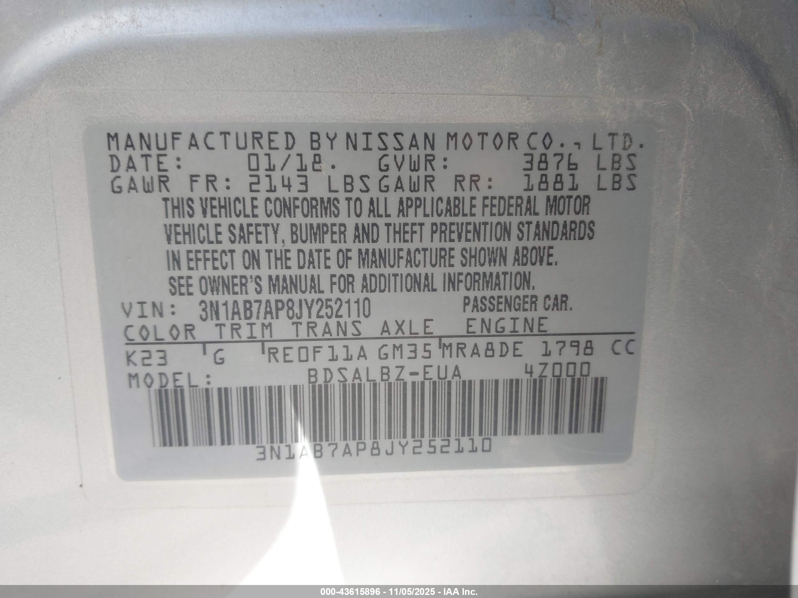 NISSAN SENTRA image 9