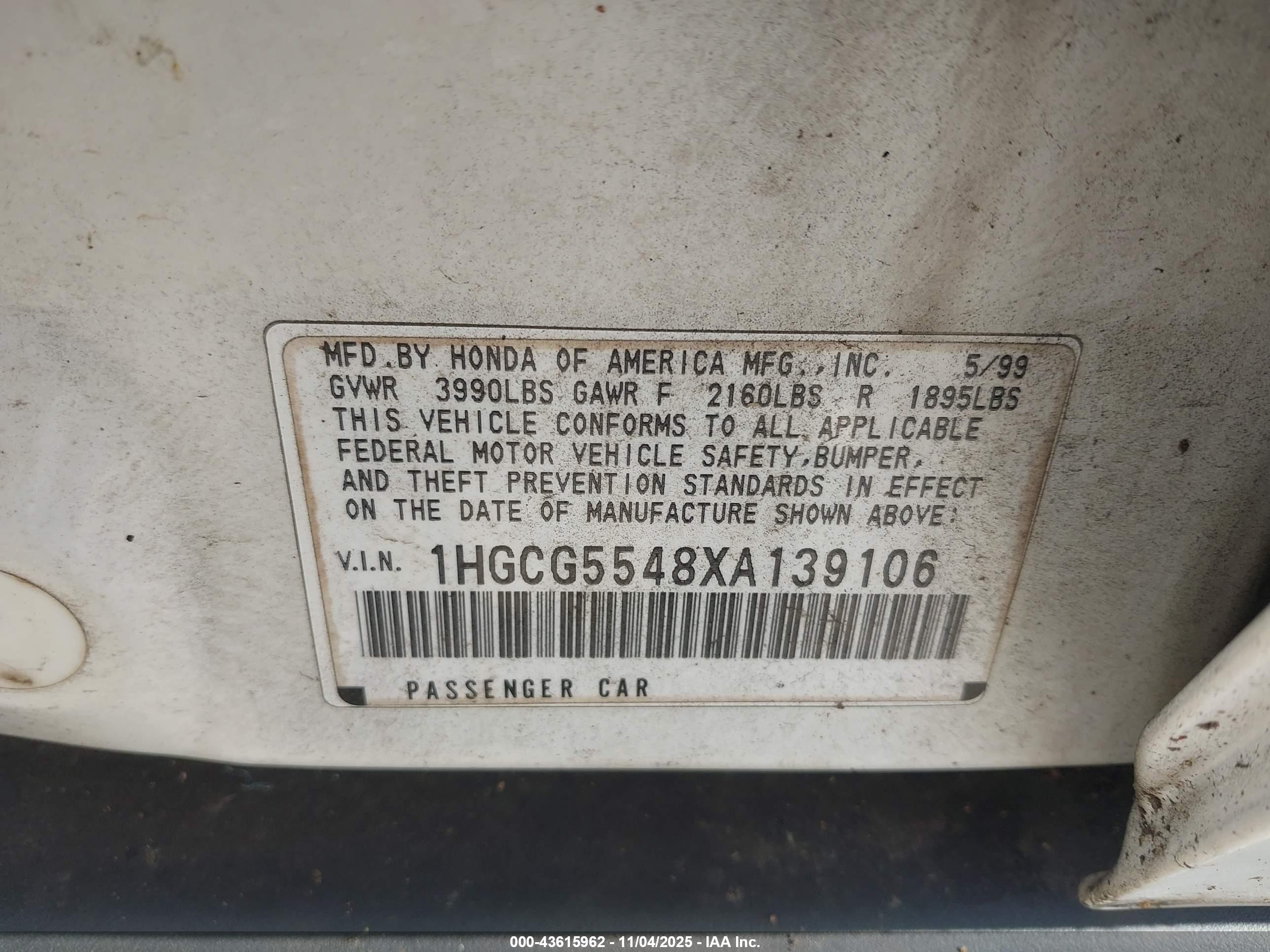 HONDA ACCORD image 9