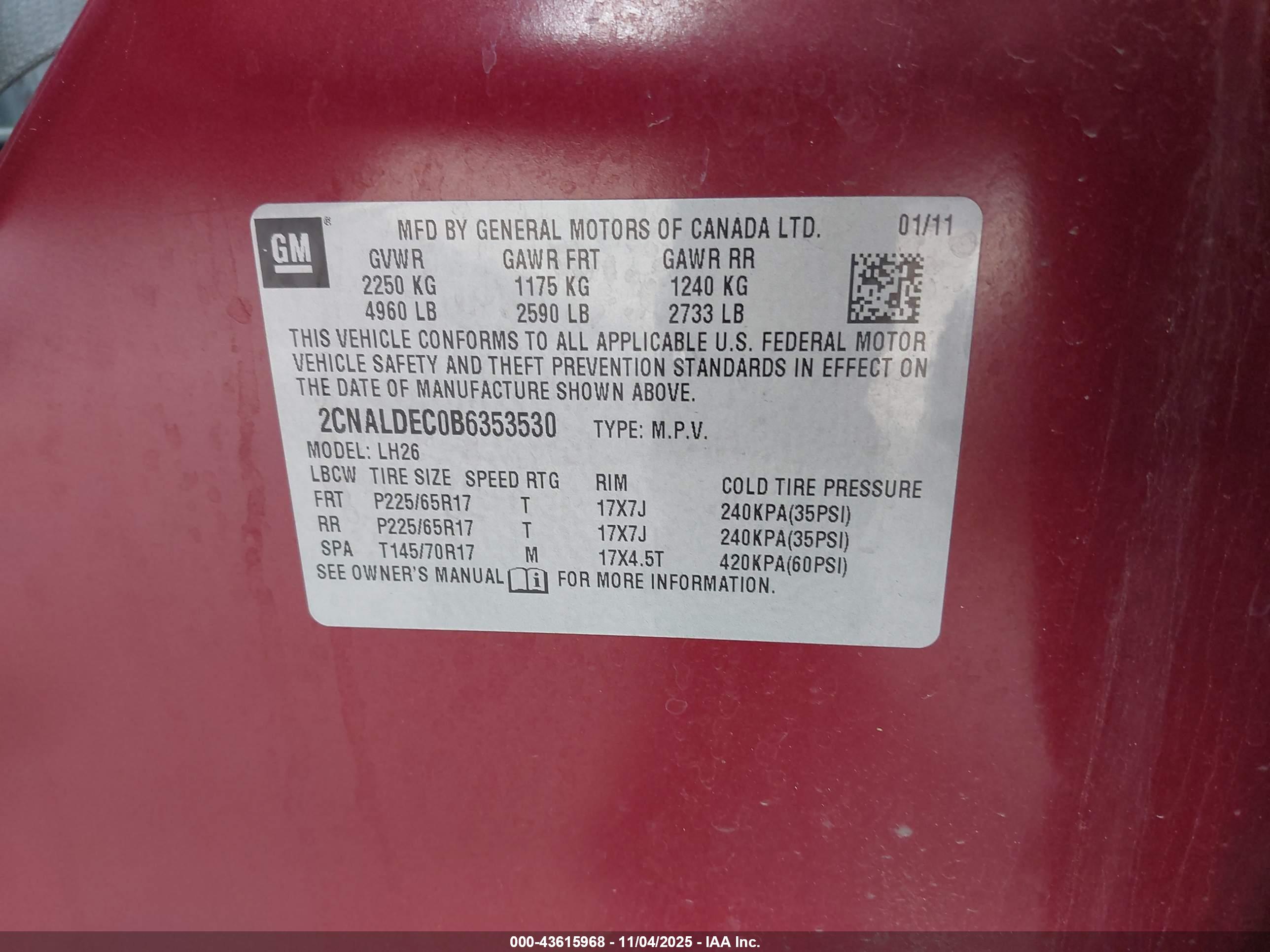 CHEVROLET EQUINOX image 9