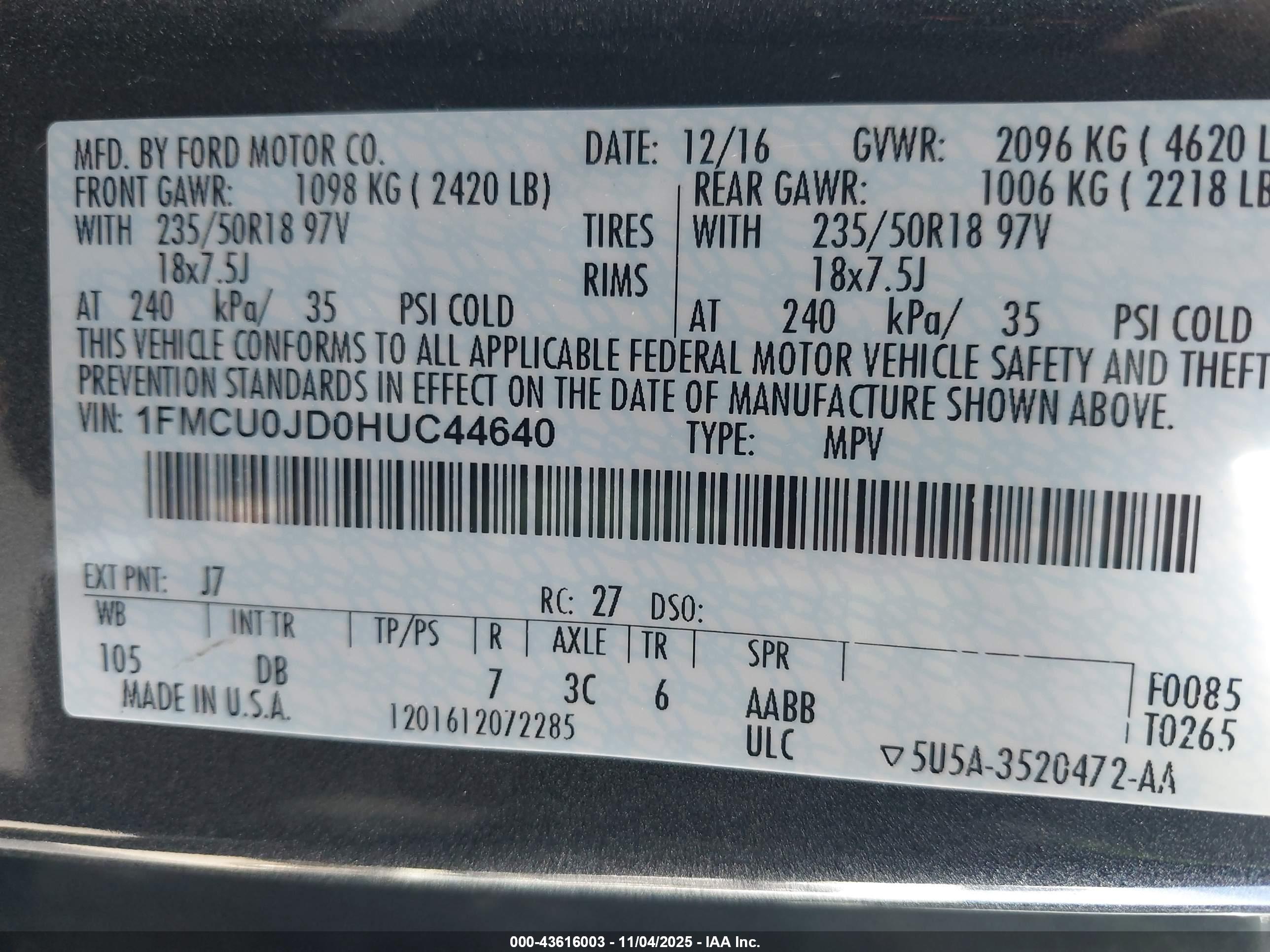 FORD ESCAPE image 9