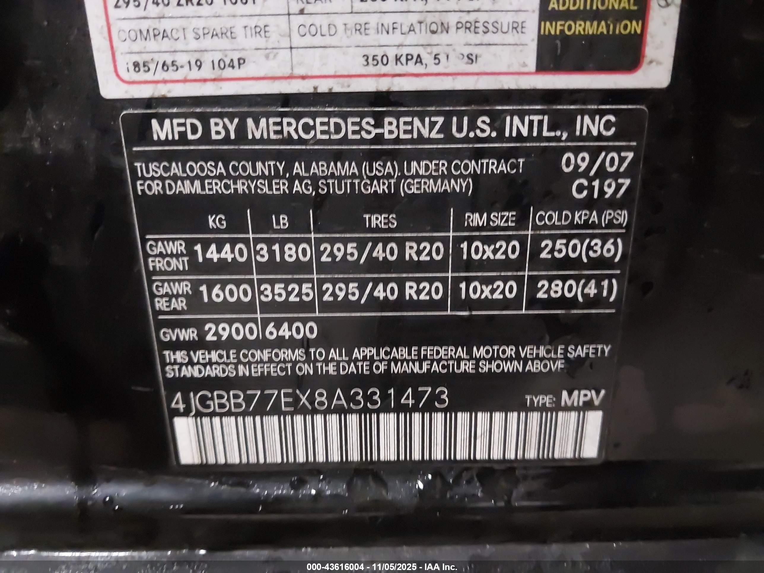 MERCEDES-BENZ ML image 9