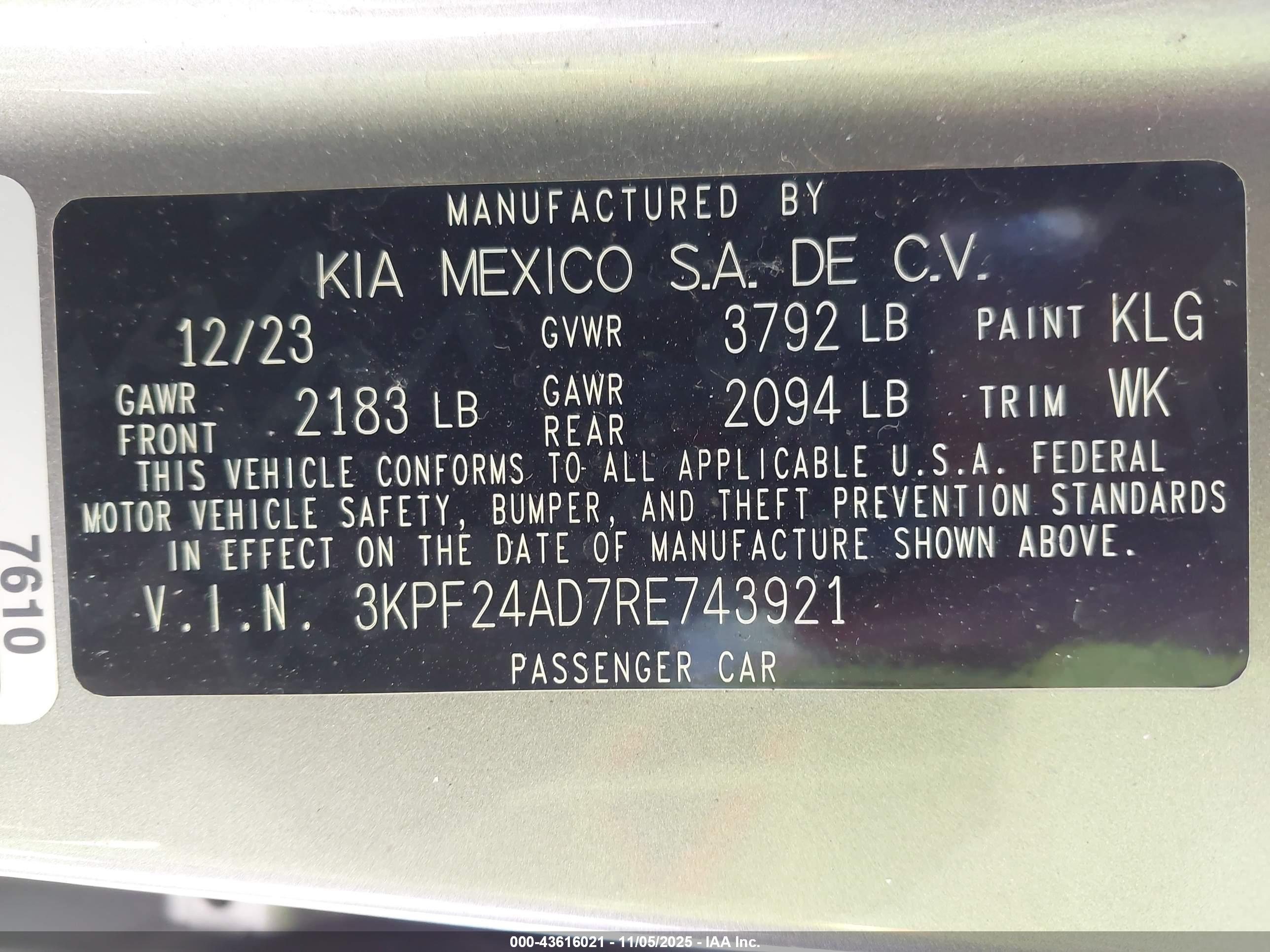 KIA FORTE image 9