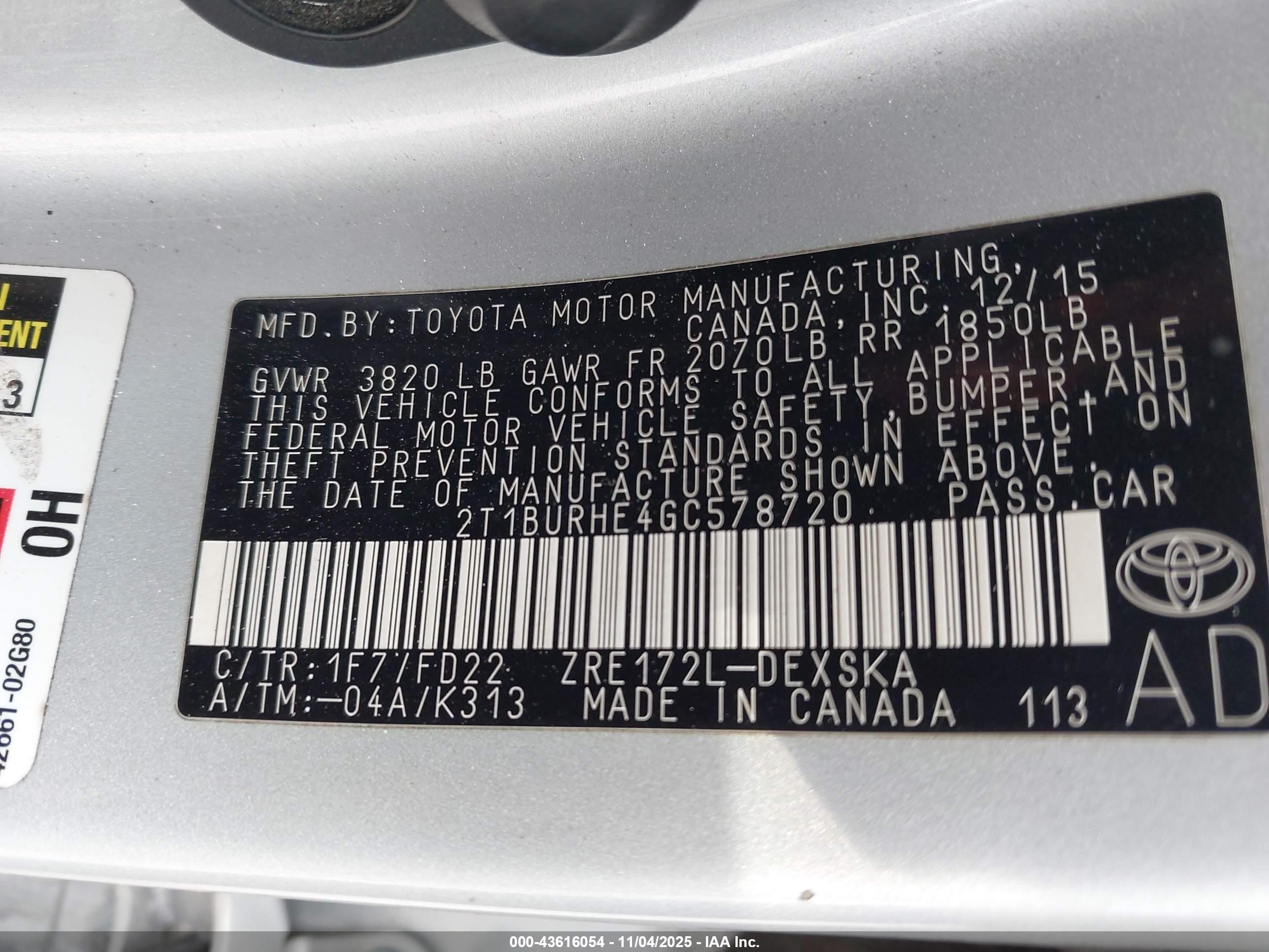 TOYOTA COROLLA image 9