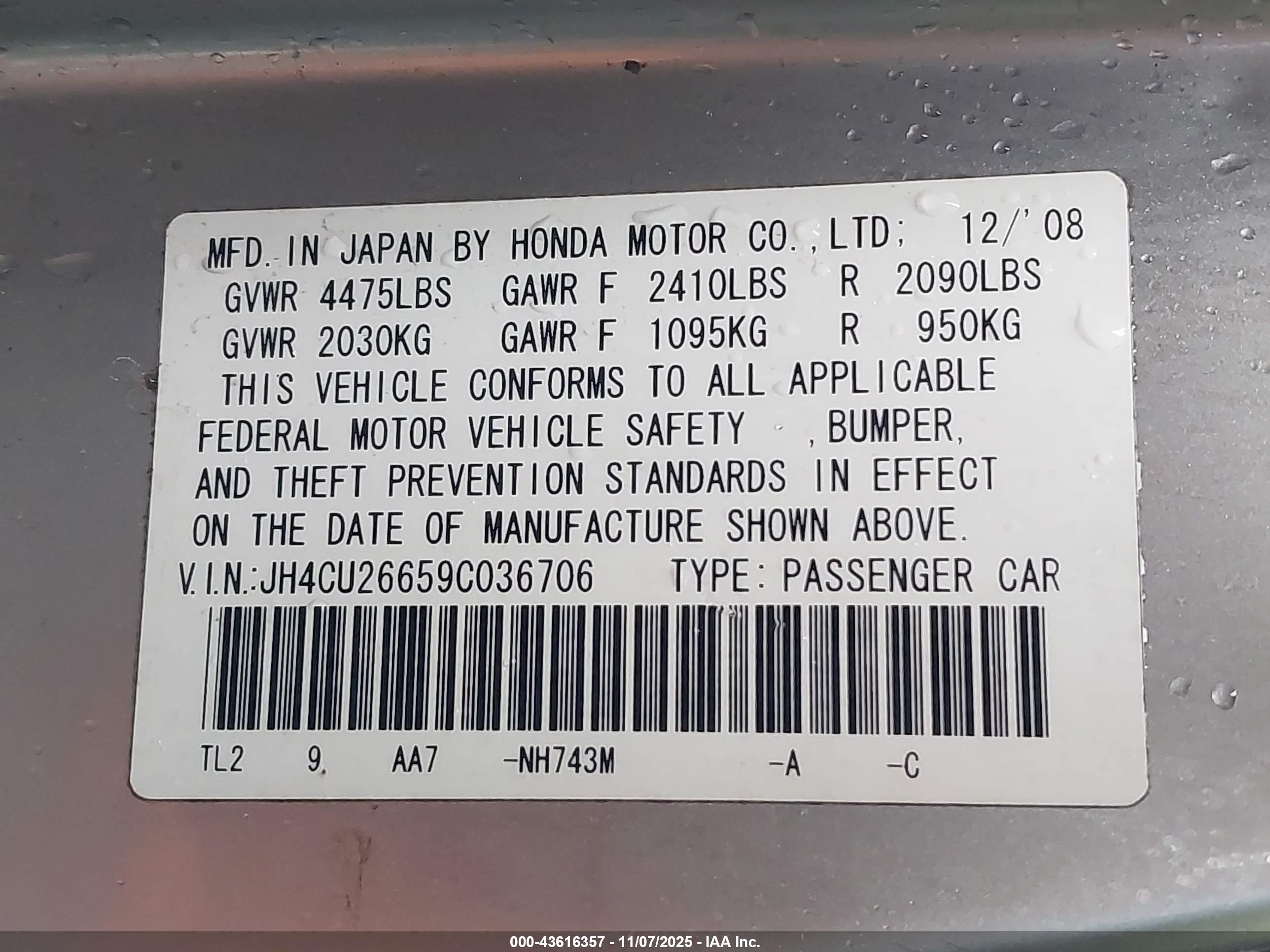 ACURA TSX image 9
