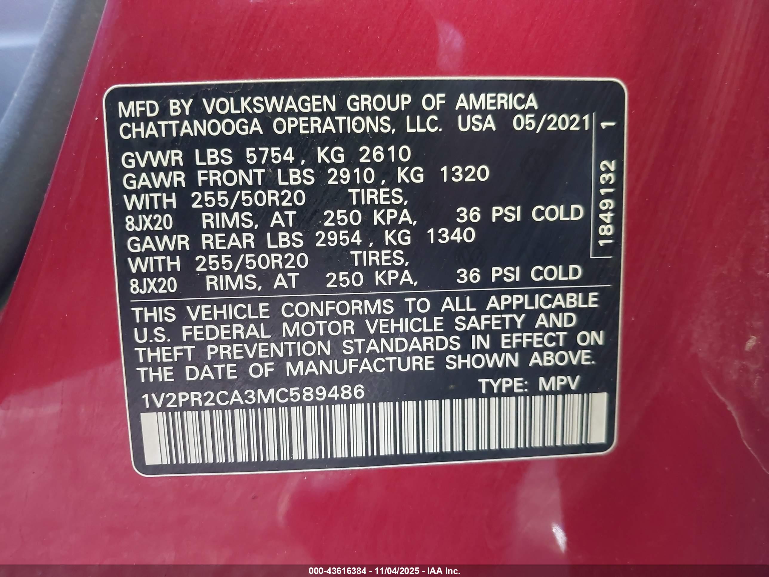 VOLKSWAGEN ATLAS image 9