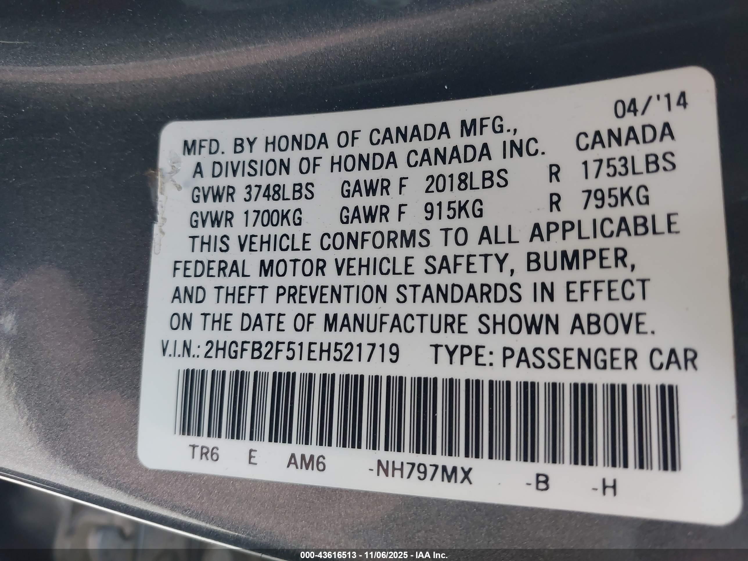 HONDA CIVIC image 9