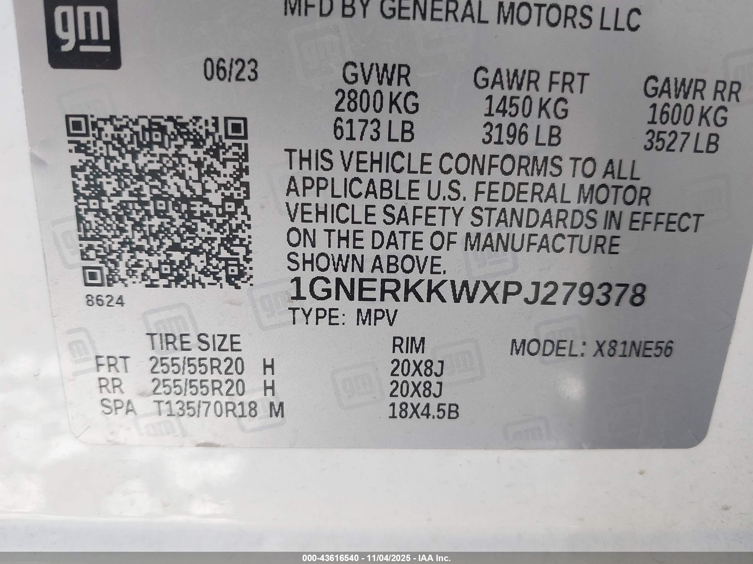 CHEVROLET TRAVERSE image 9