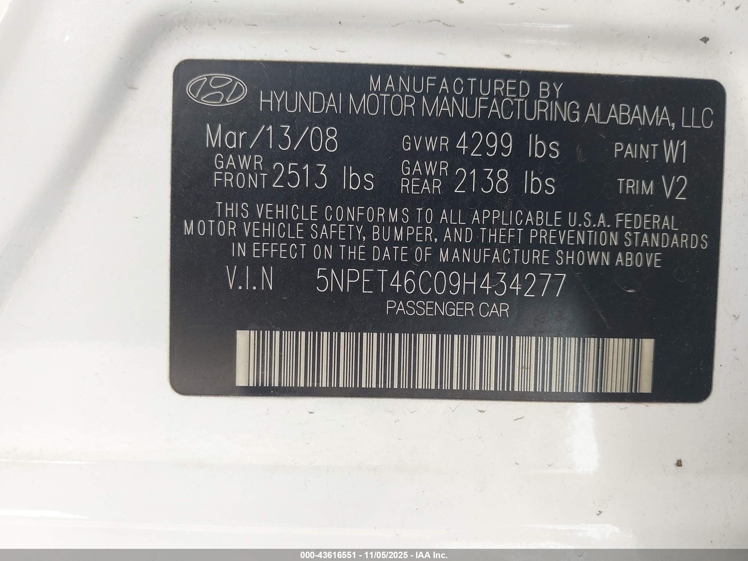 HYUNDAI SONATA image 9