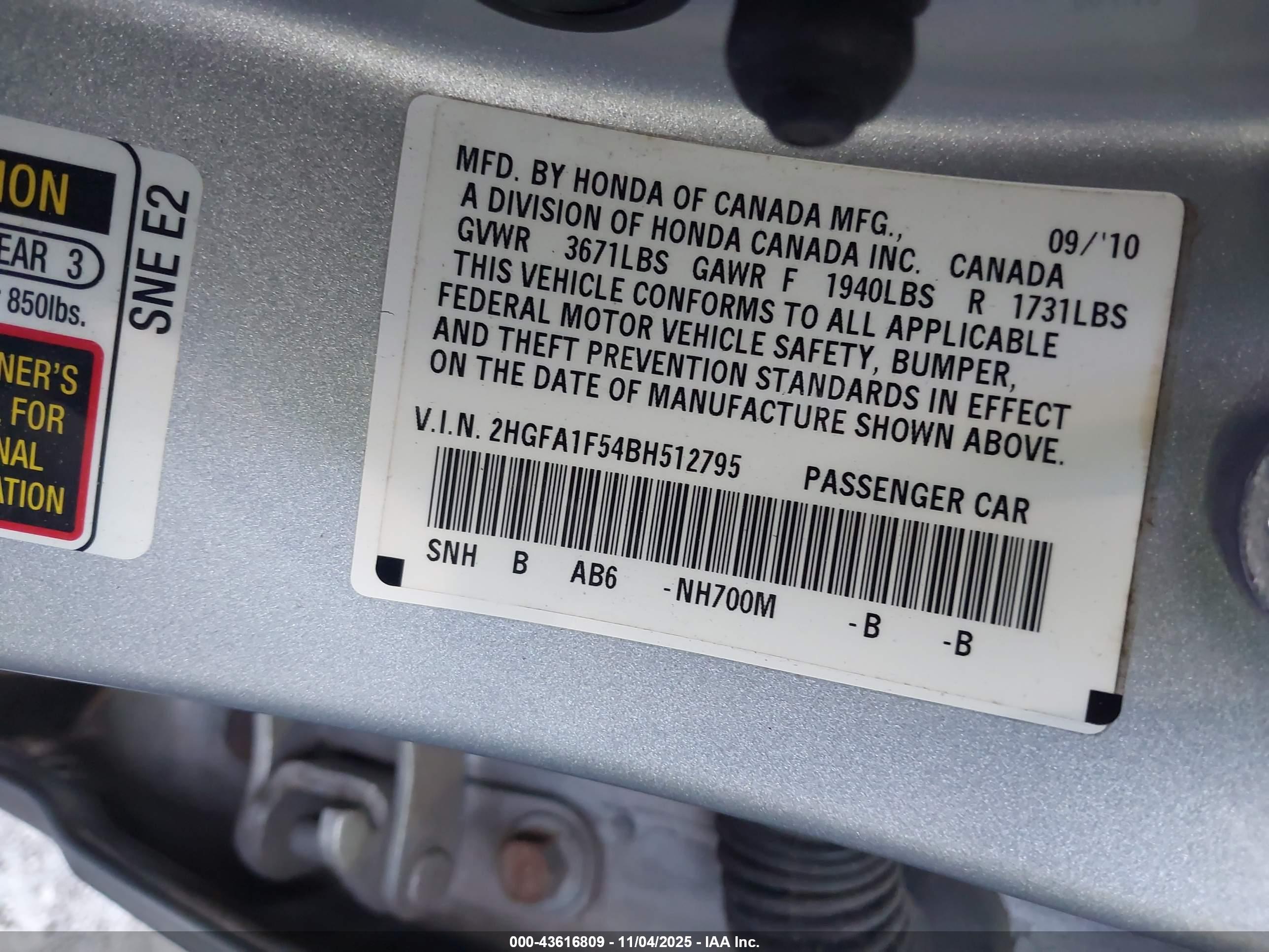 HONDA CIVIC image 9