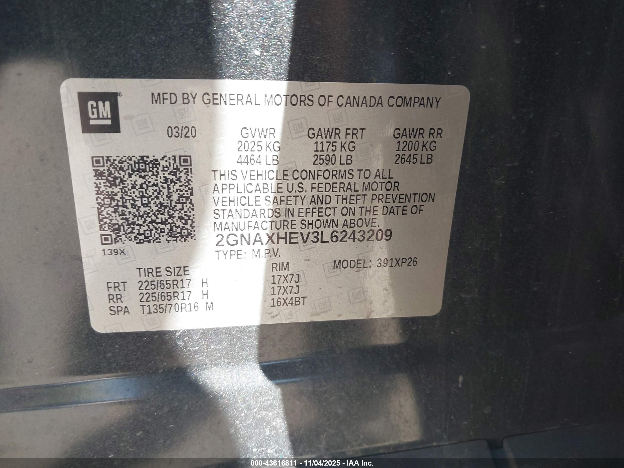 CHEVROLET EQUINOX image 9