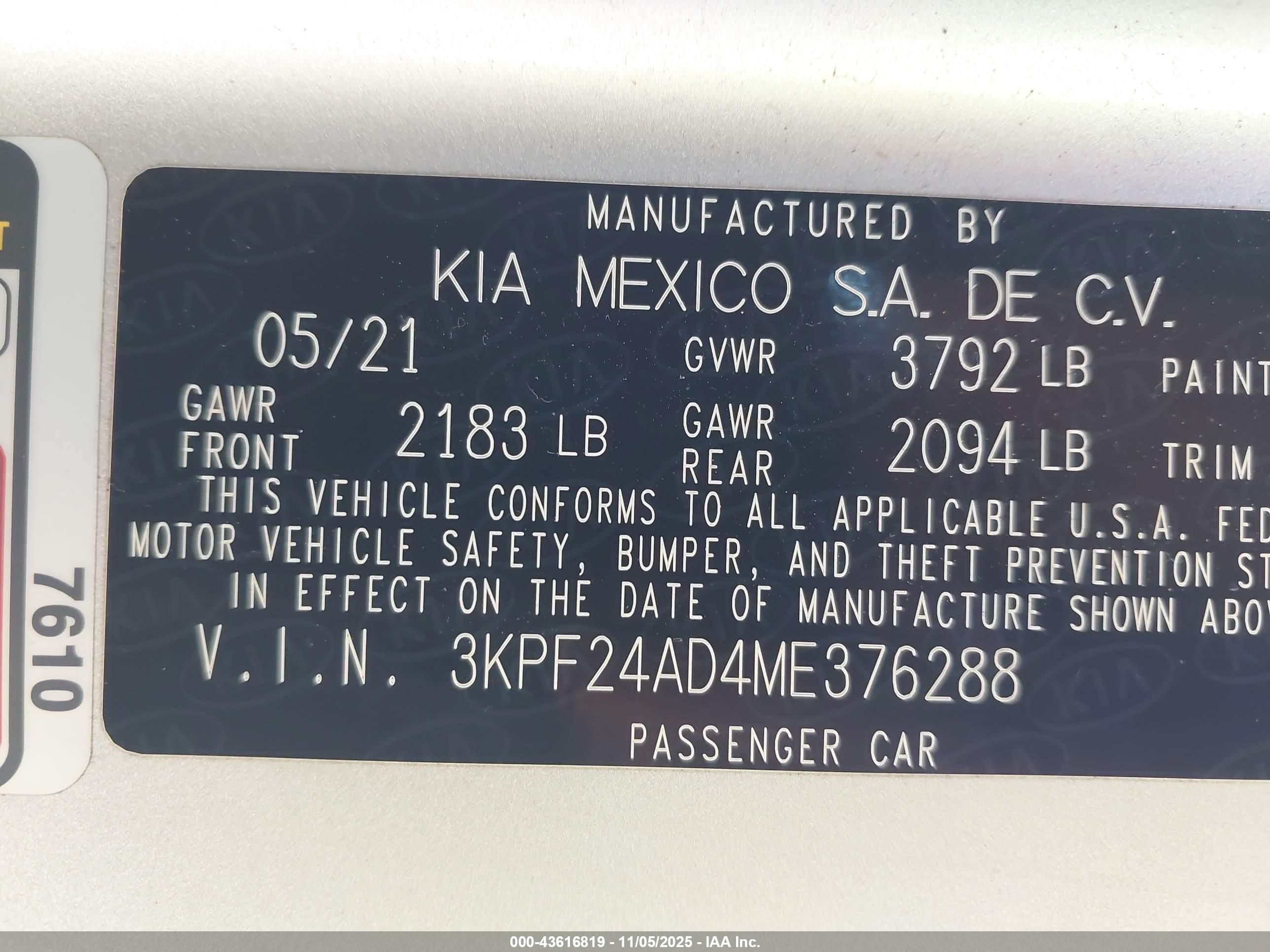 KIA FORTE image 9