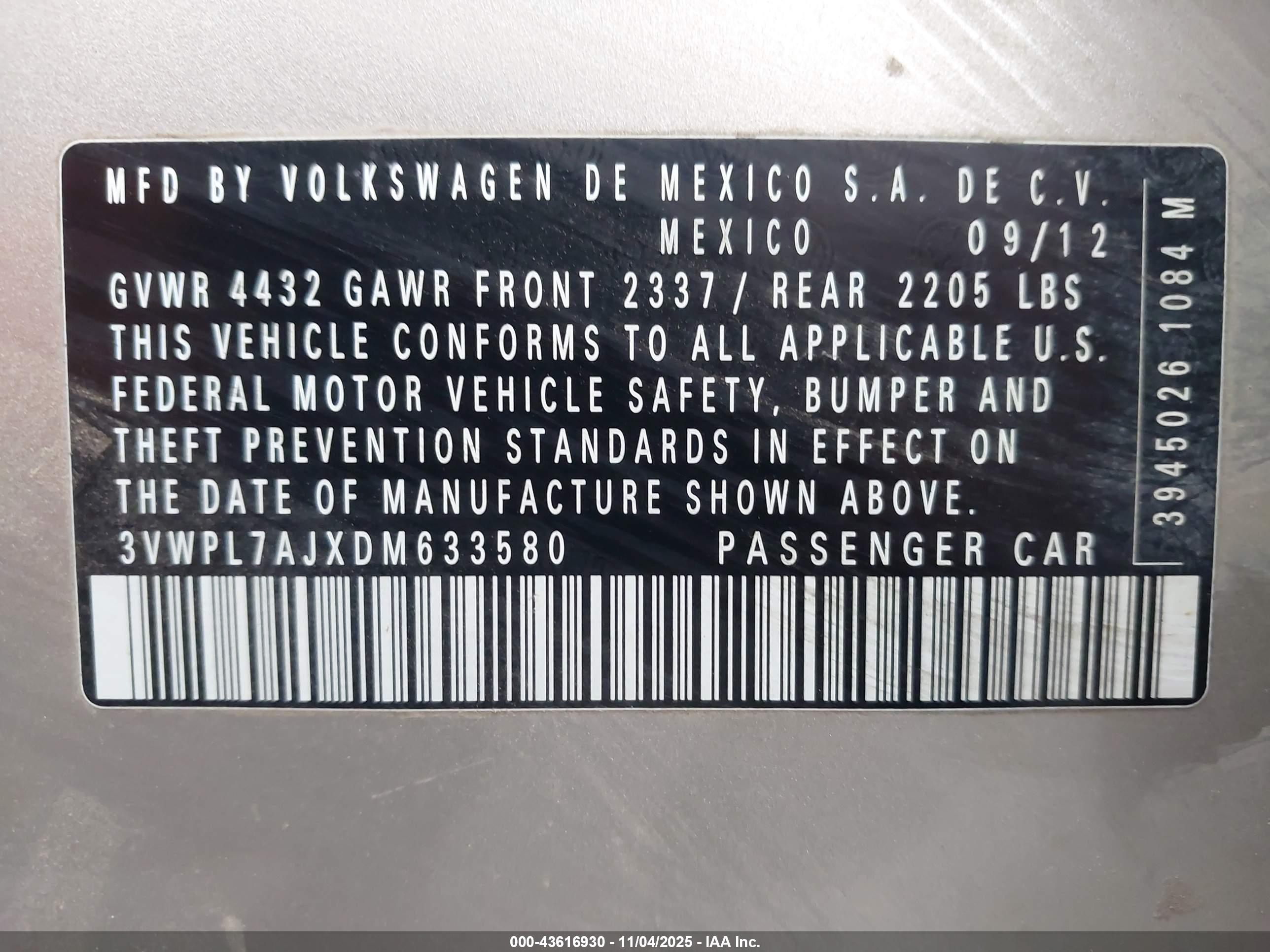 VOLKSWAGEN JETTA image 9
