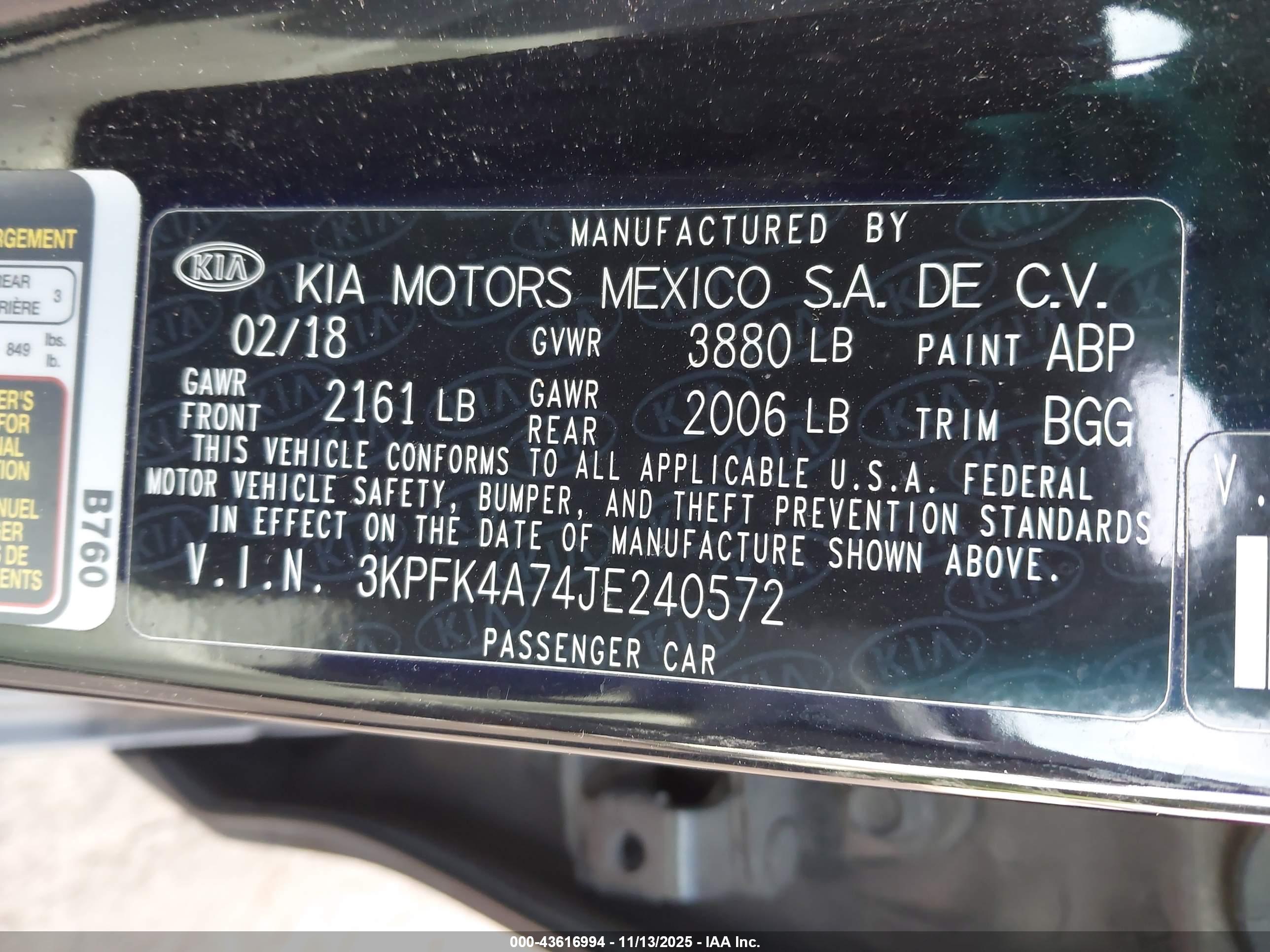 KIA FORTE image 9
