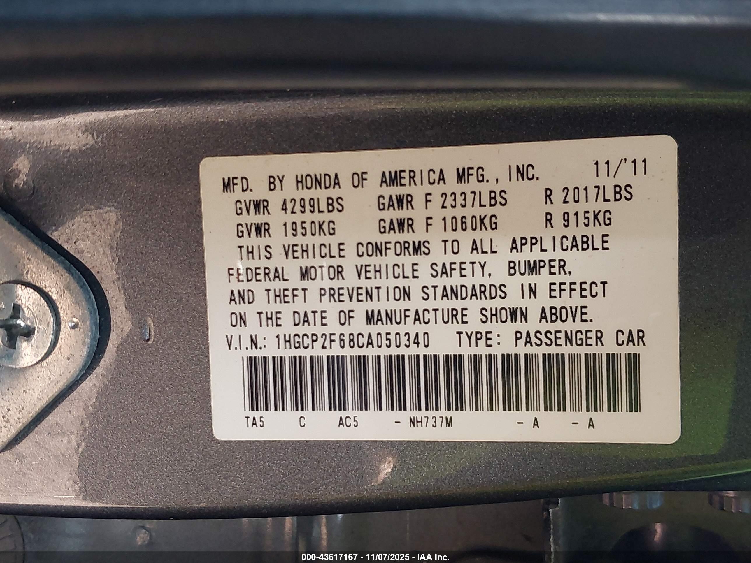 HONDA ACCORD image 9
