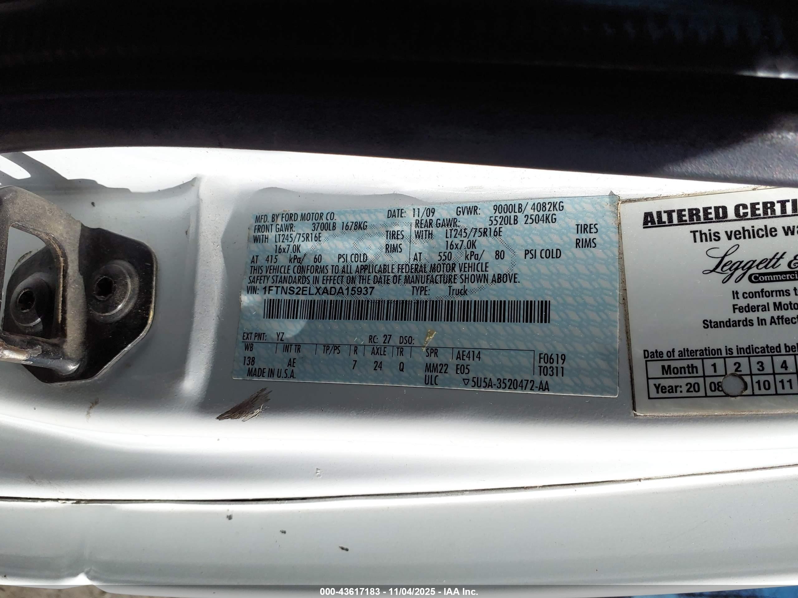 FORD E-250 image 9