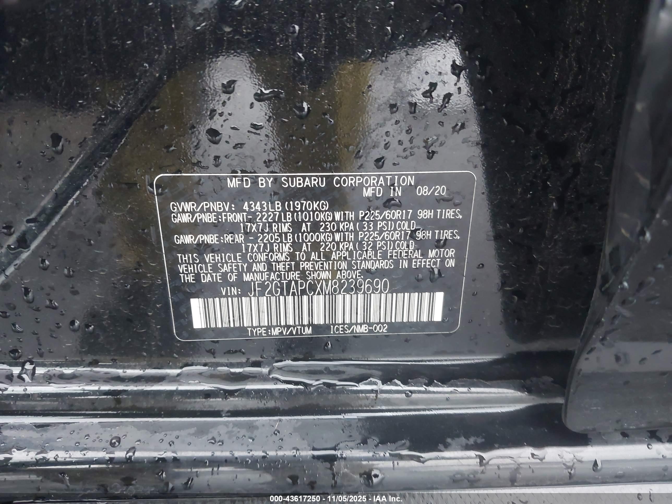 SUBARU CROSSTREK image 9