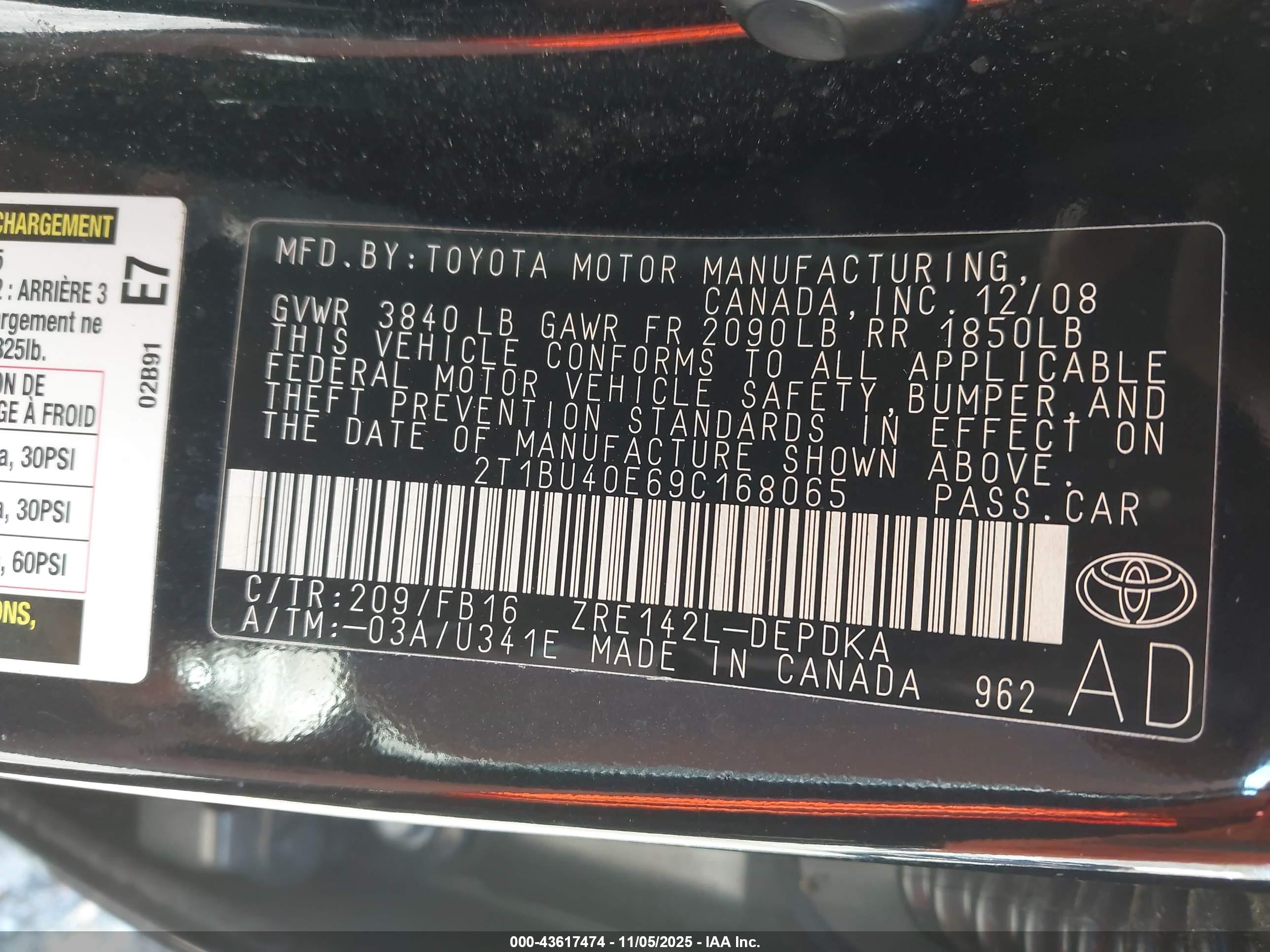 TOYOTA COROLLA image 9