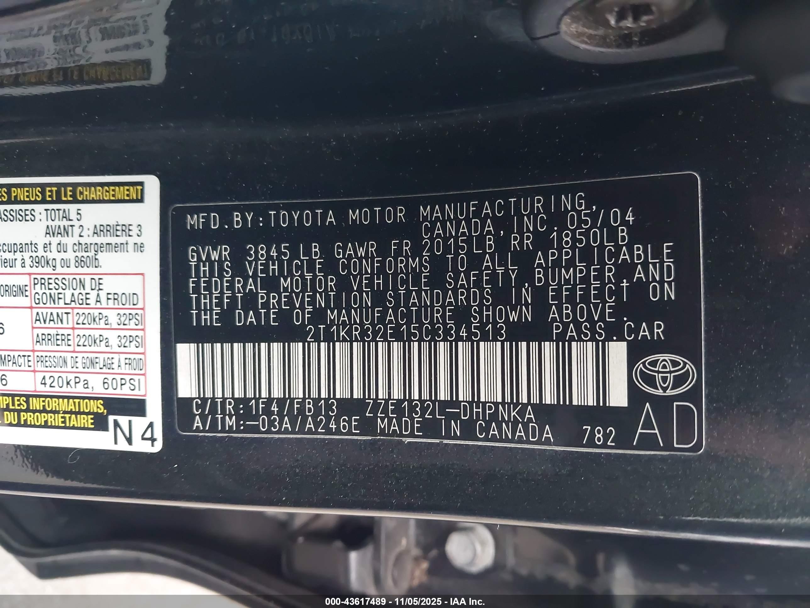 TOYOTA MATRIX image 9