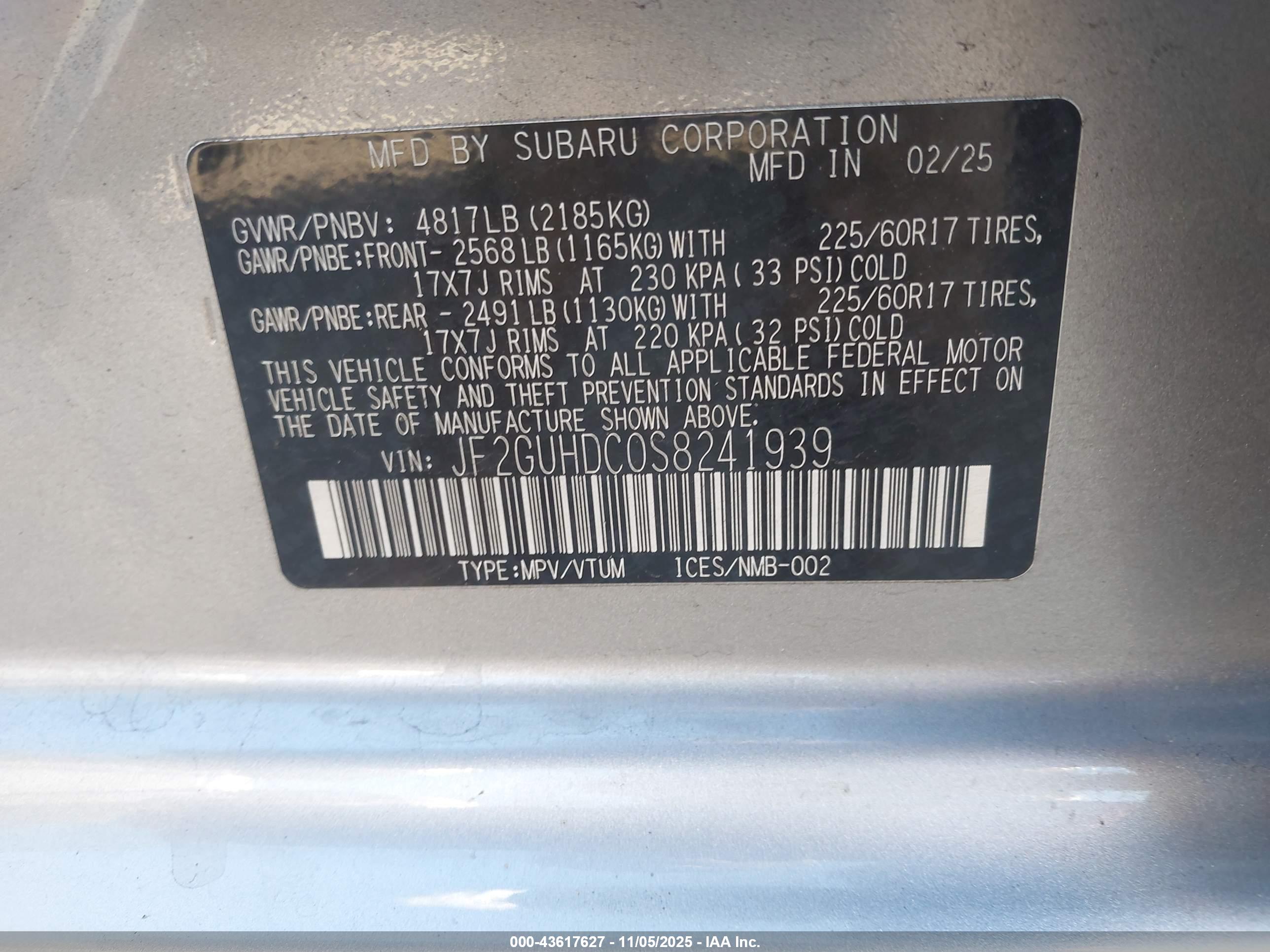 SUBARU CROSSTREK image 9