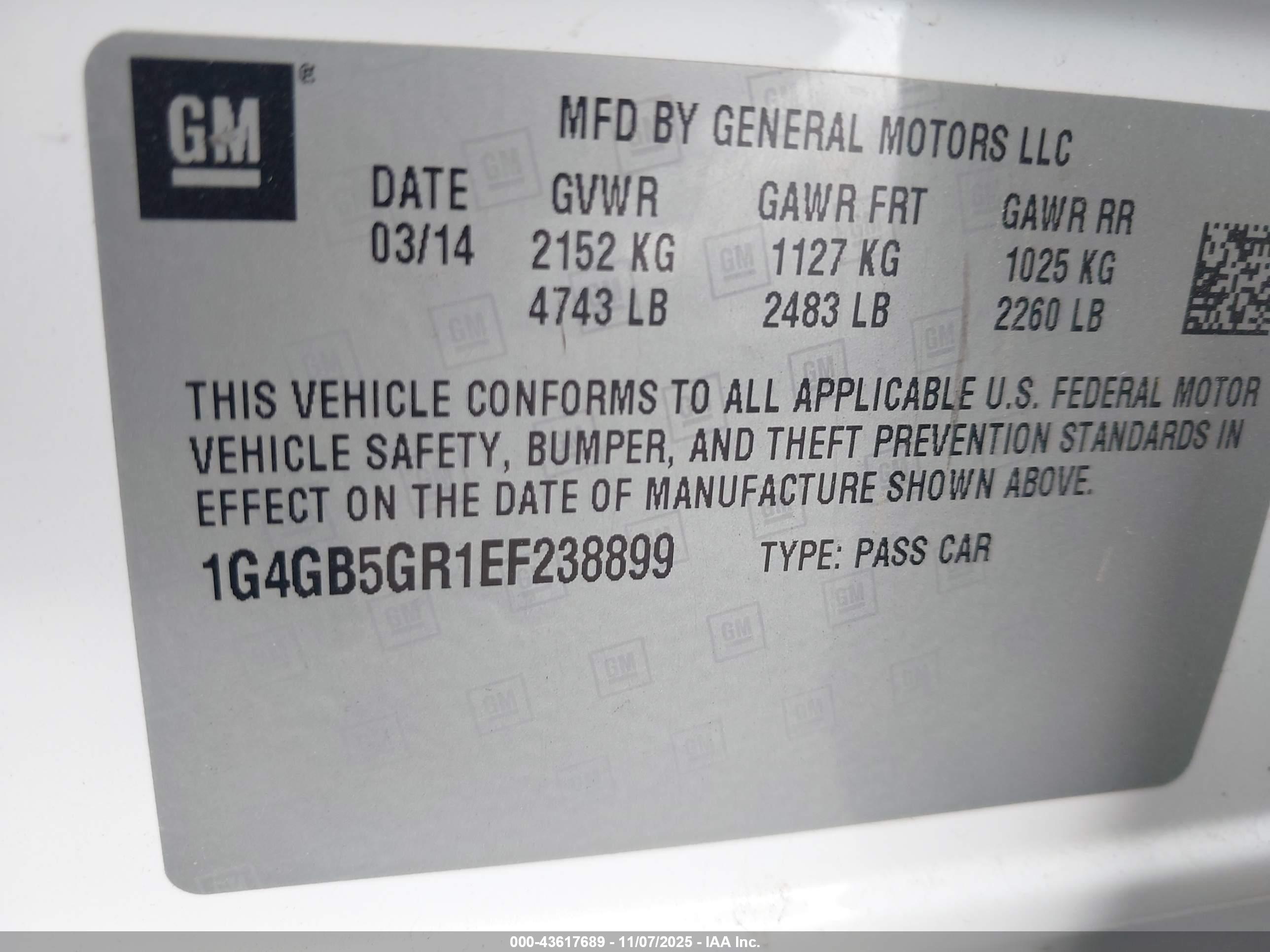 BUICK LACROSSE image 9