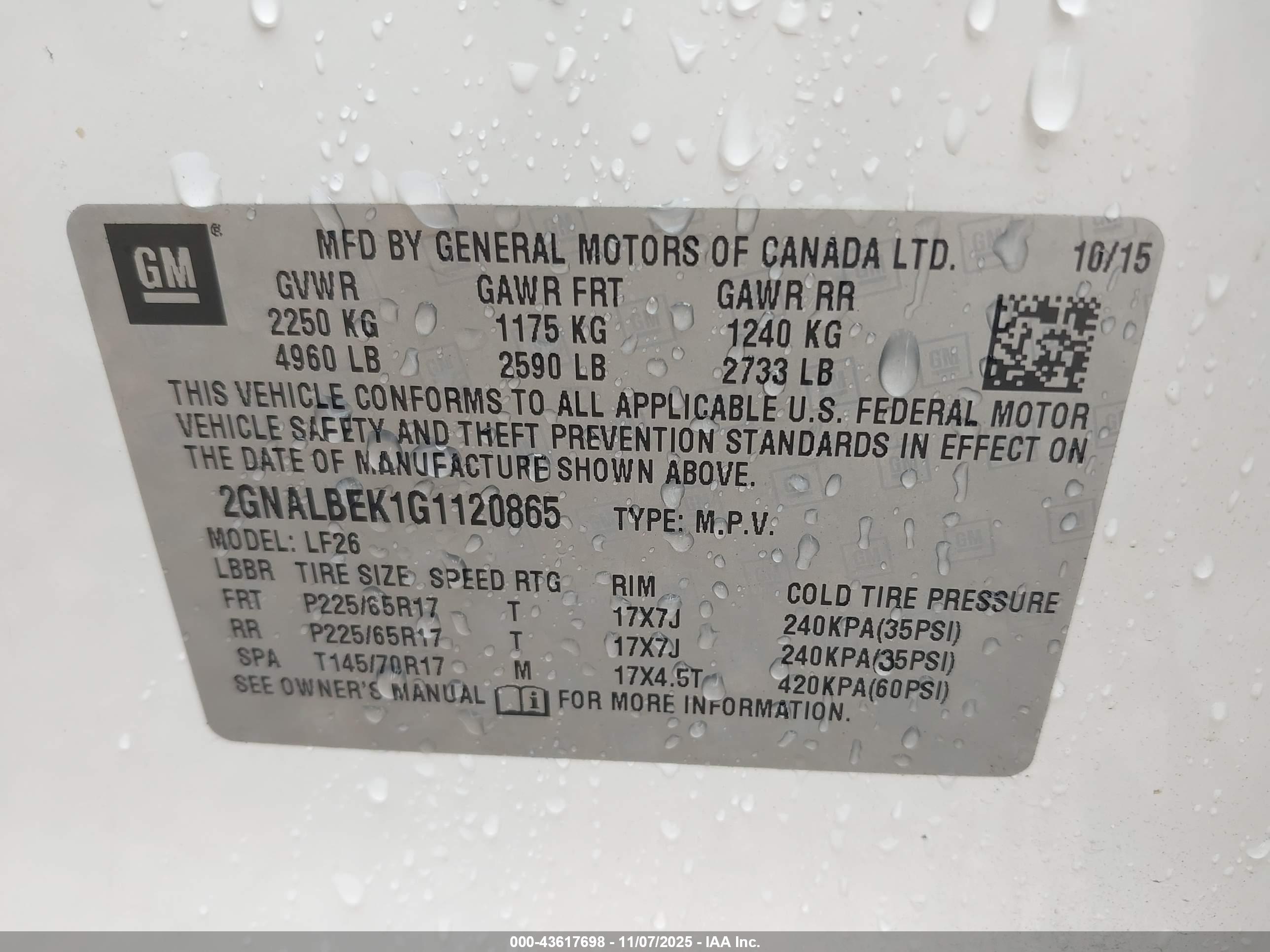 CHEVROLET EQUINOX image 9