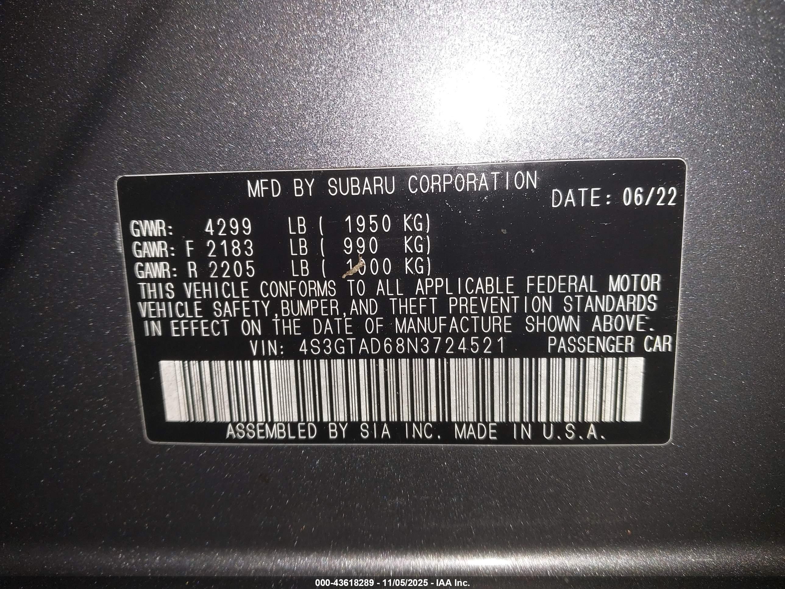SUBARU IMPREZA image 9