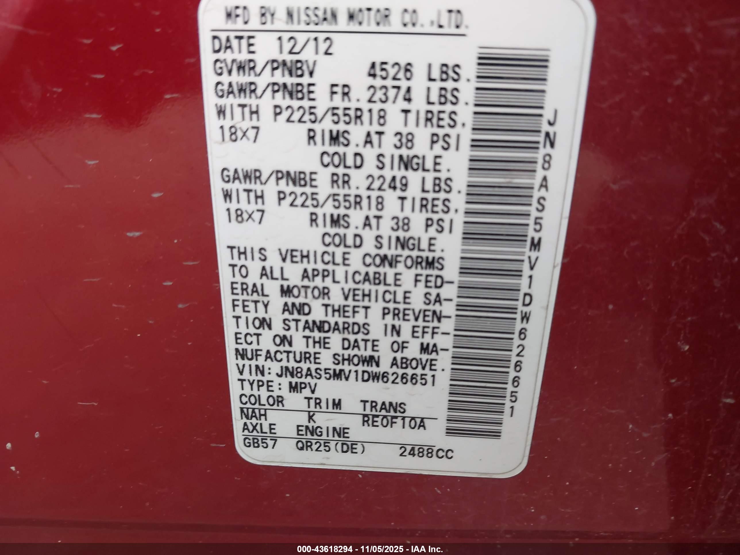 NISSAN ROGUE image 9