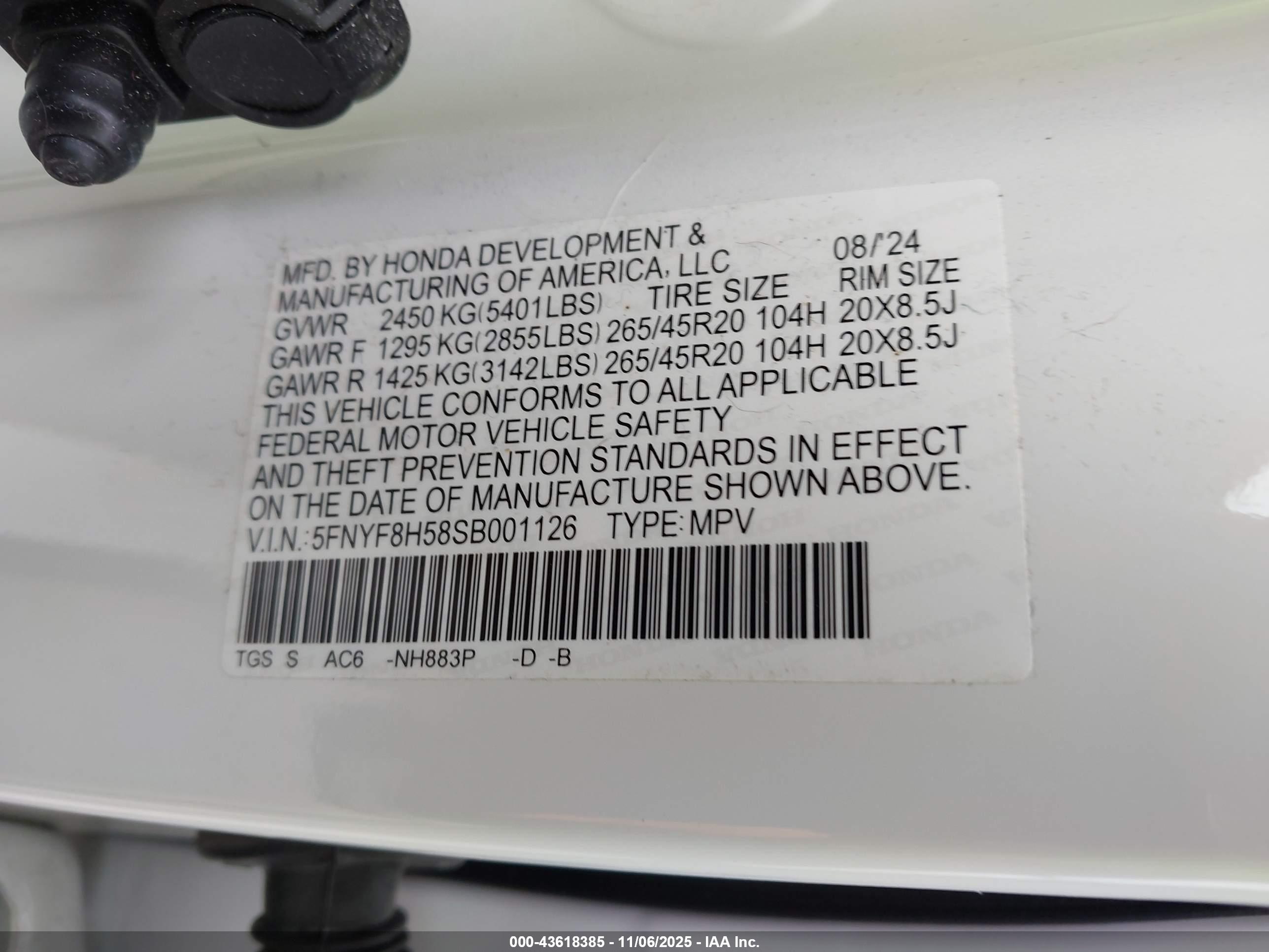 HONDA PASSPORT image 9