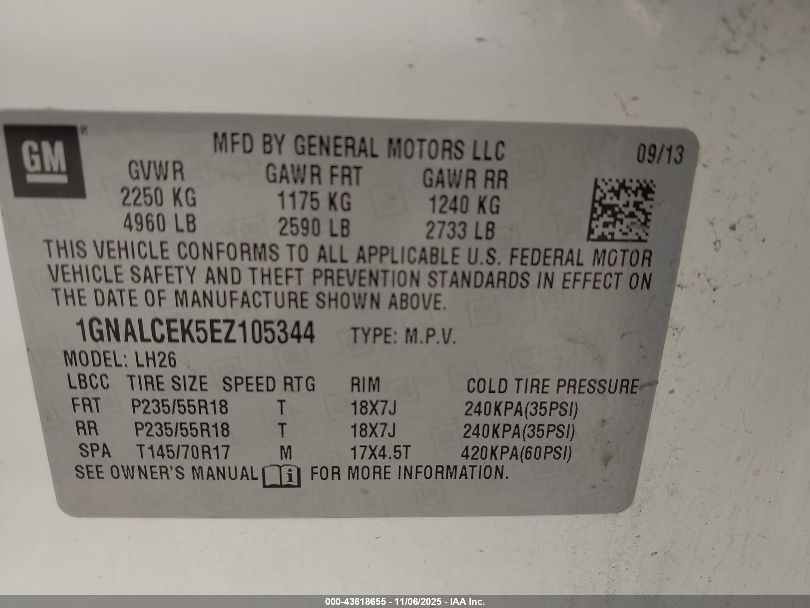 CHEVROLET EQUINOX image 9