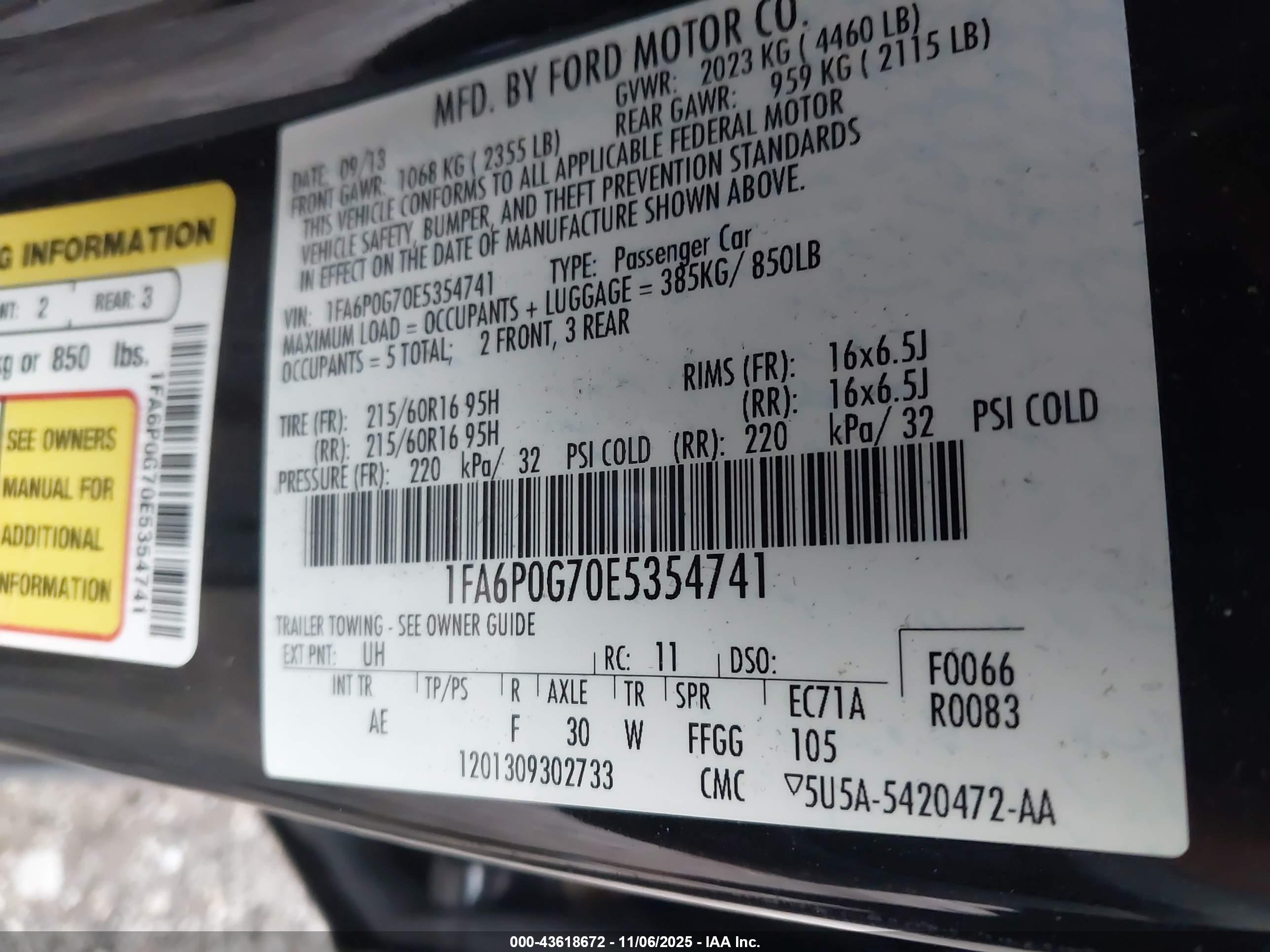 FORD FUSION image 9