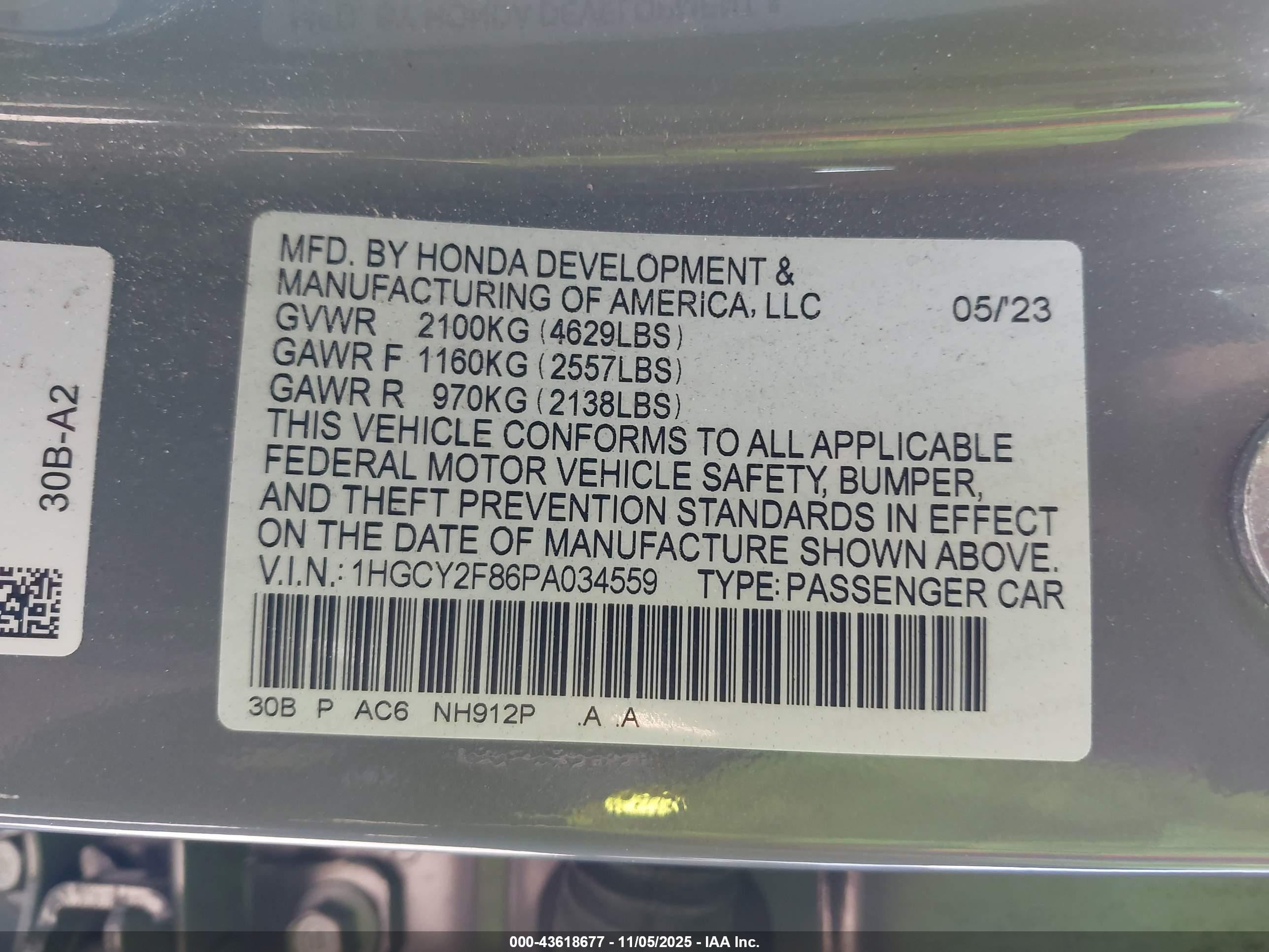 HONDA ACCORD image 9