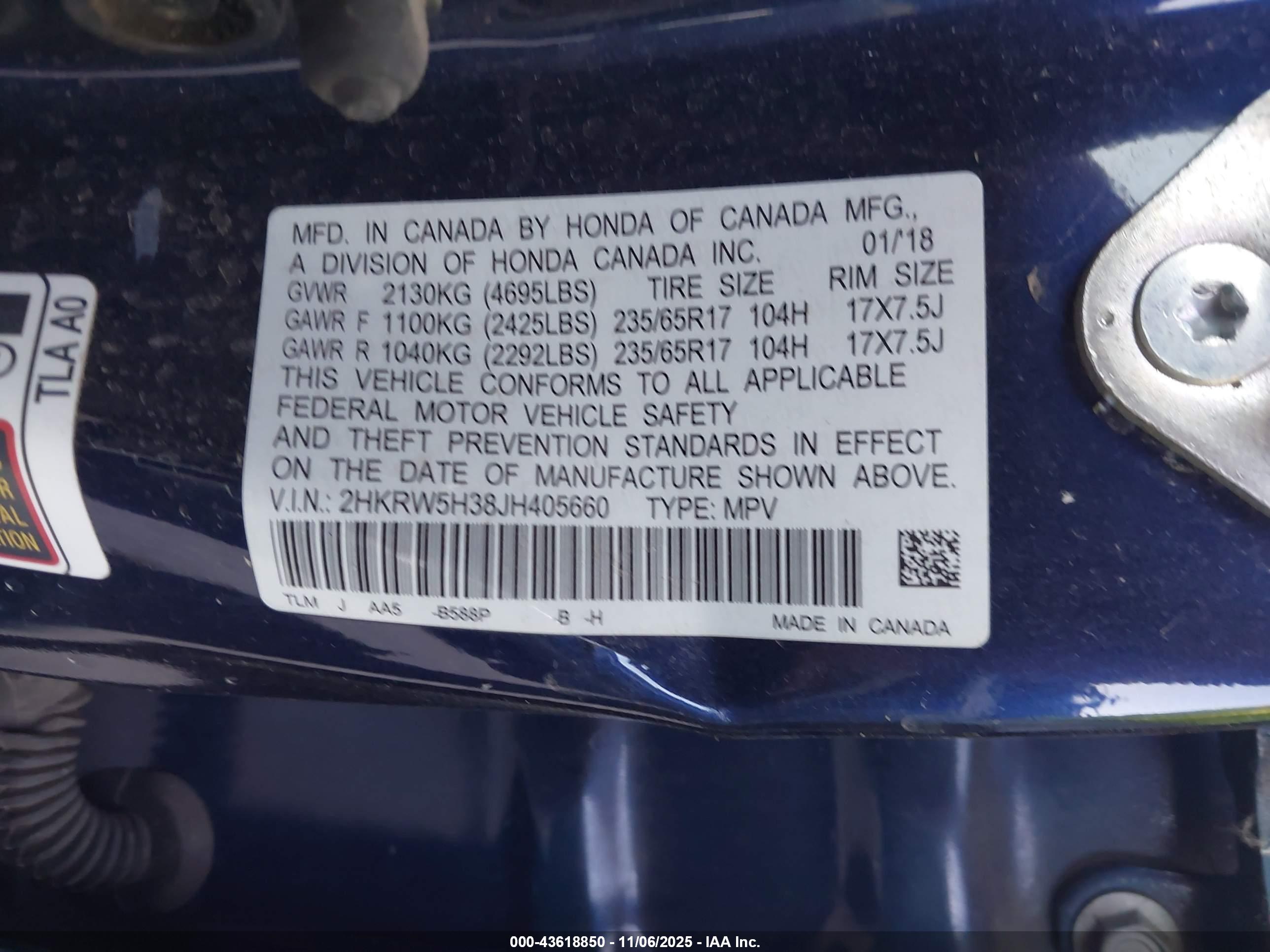HONDA CR-V image 9