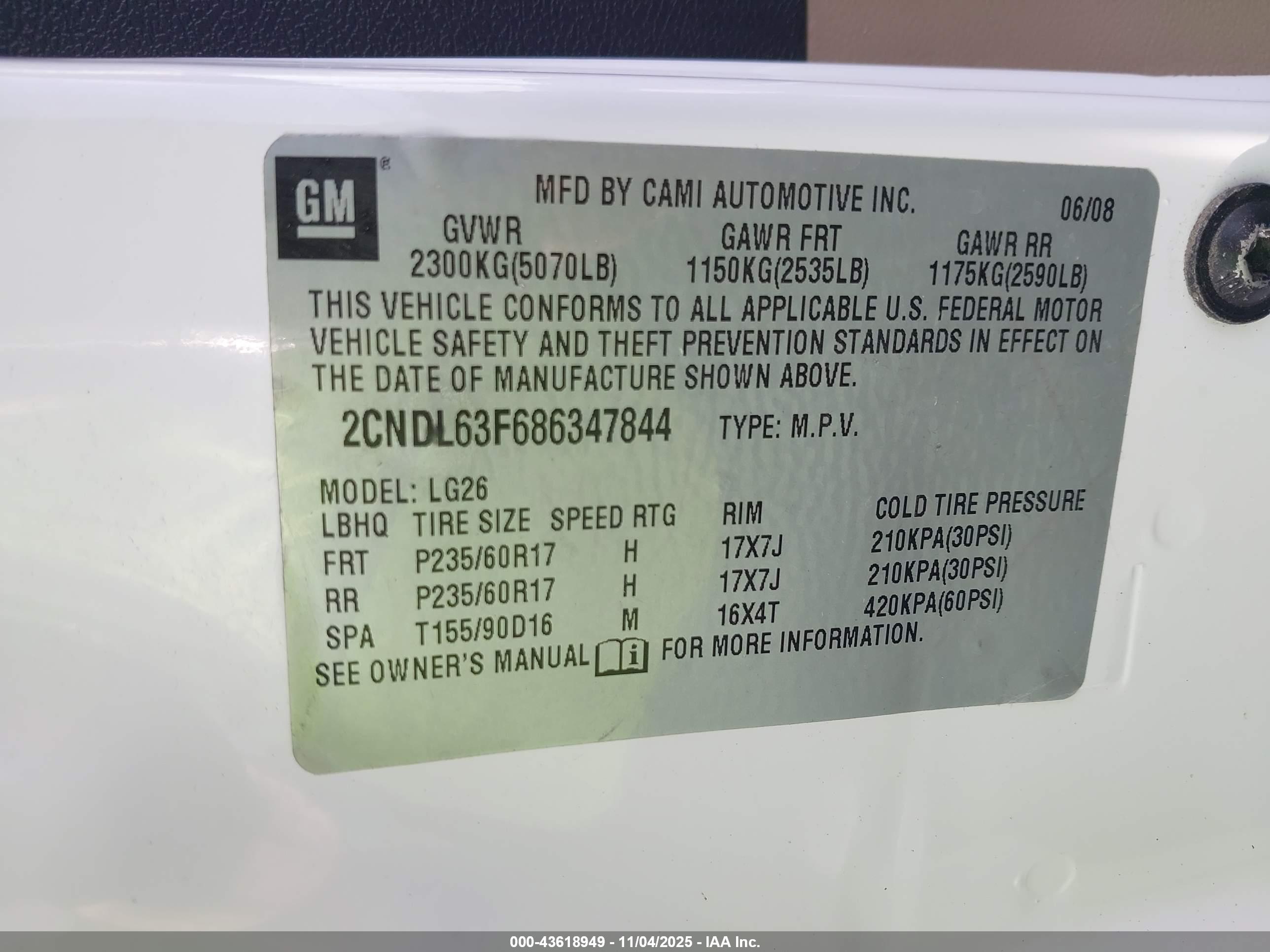 CHEVROLET EQUINOX image 9
