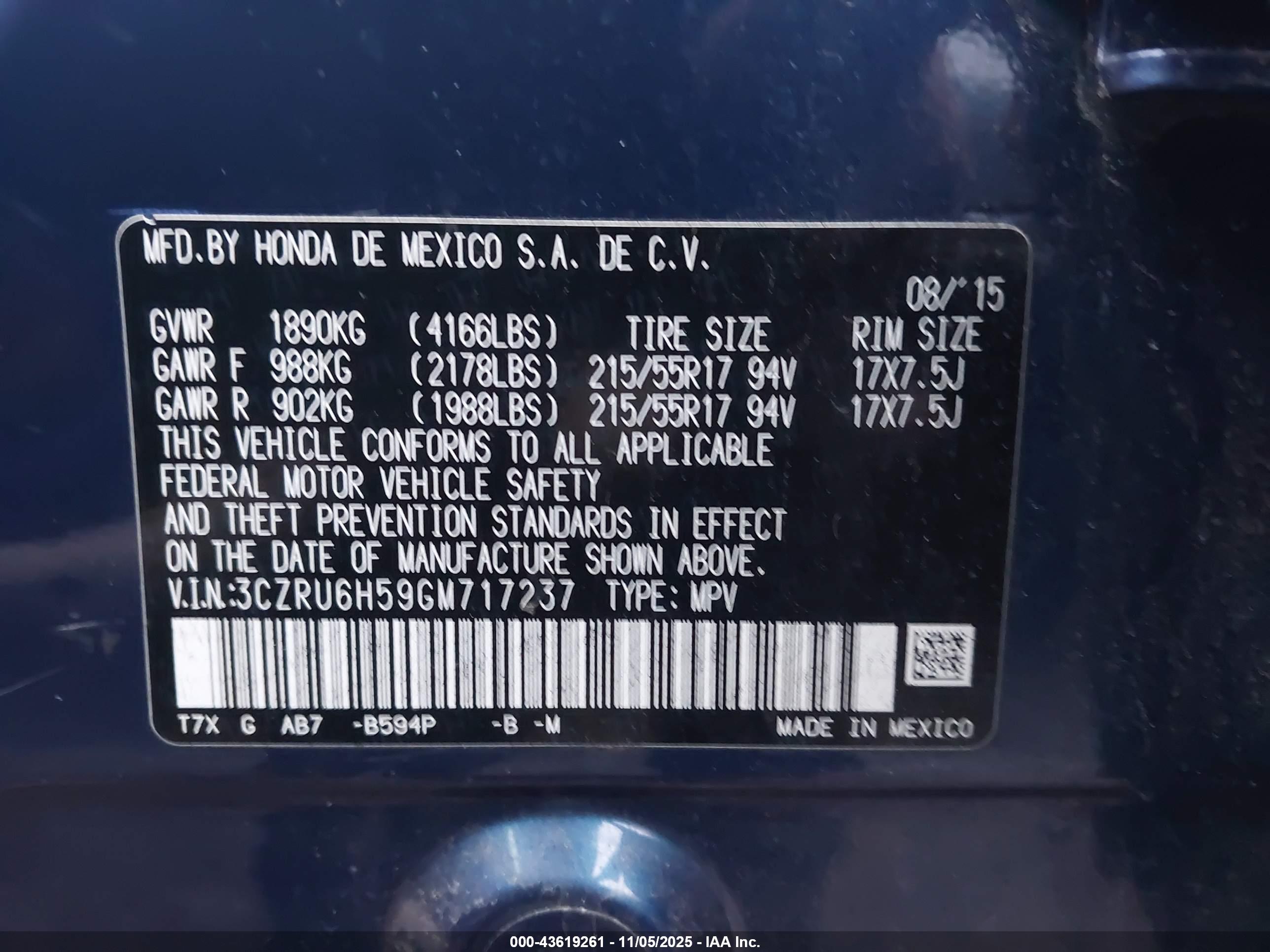 HONDA HR-V image 9