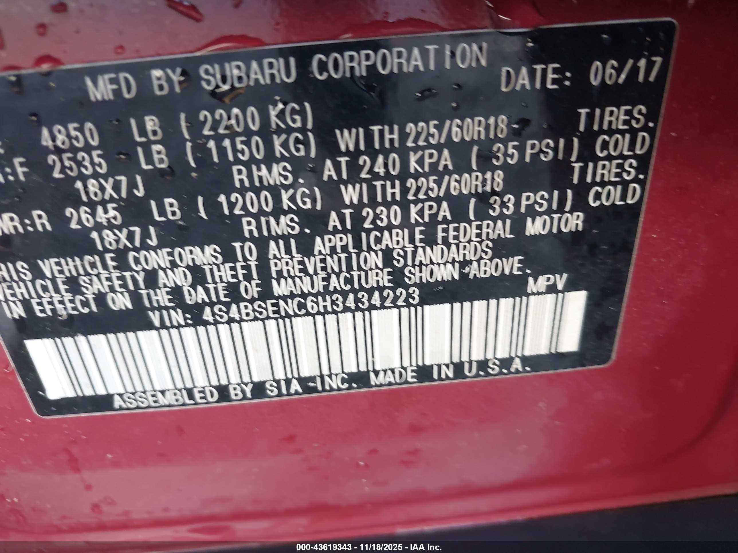 SUBARU OUTBACK image 9