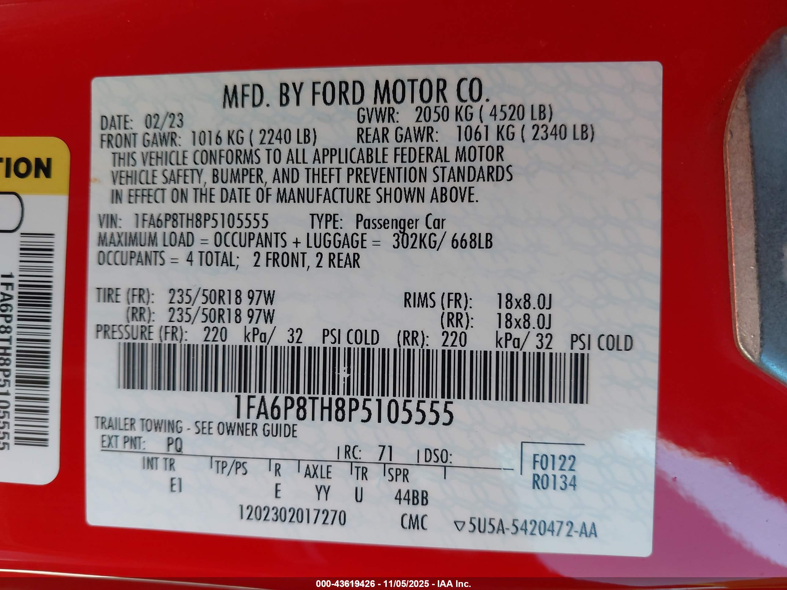 FORD MUSTANG image 9