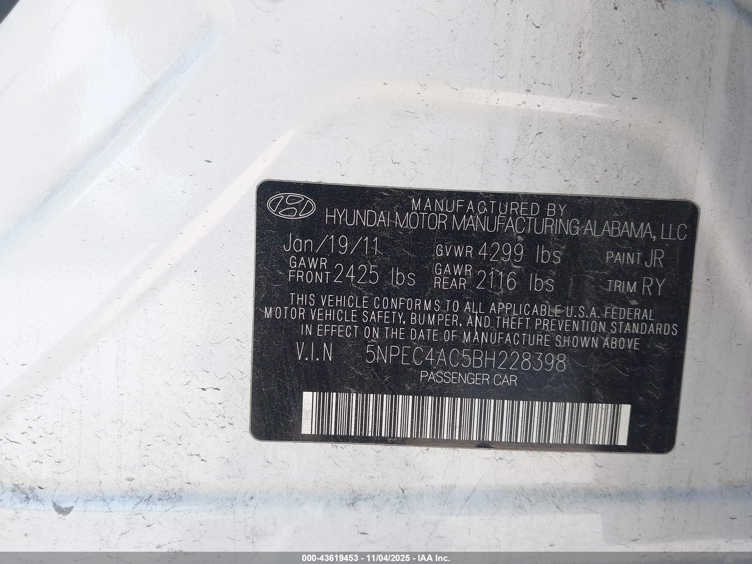 HYUNDAI SONATA image 9