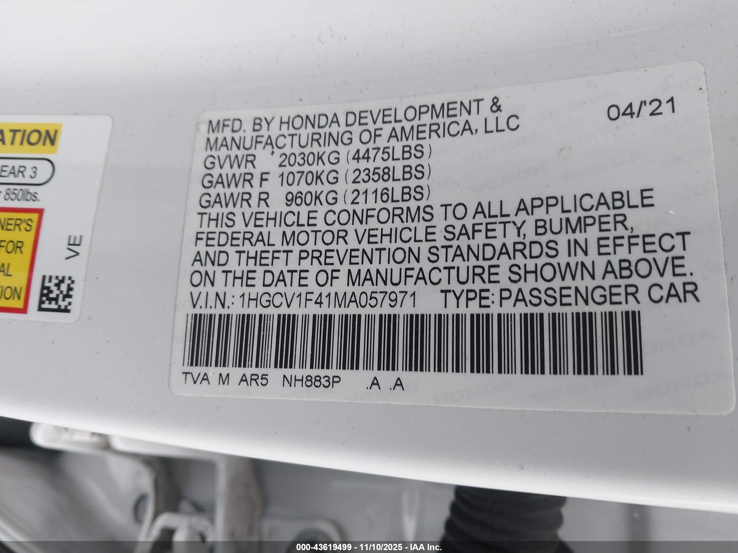 HONDA ACCORD image 9
