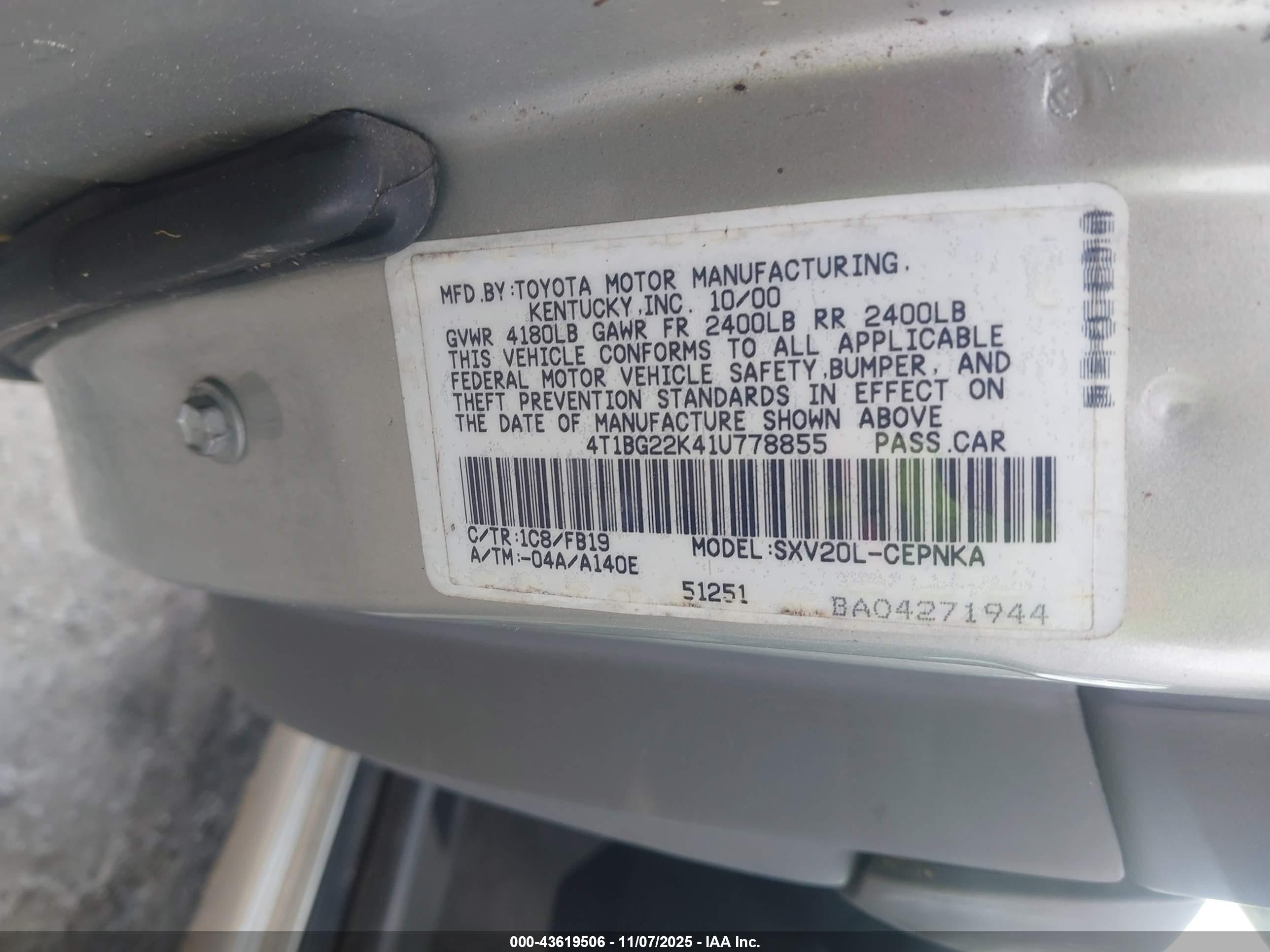 TOYOTA CAMRY image 9