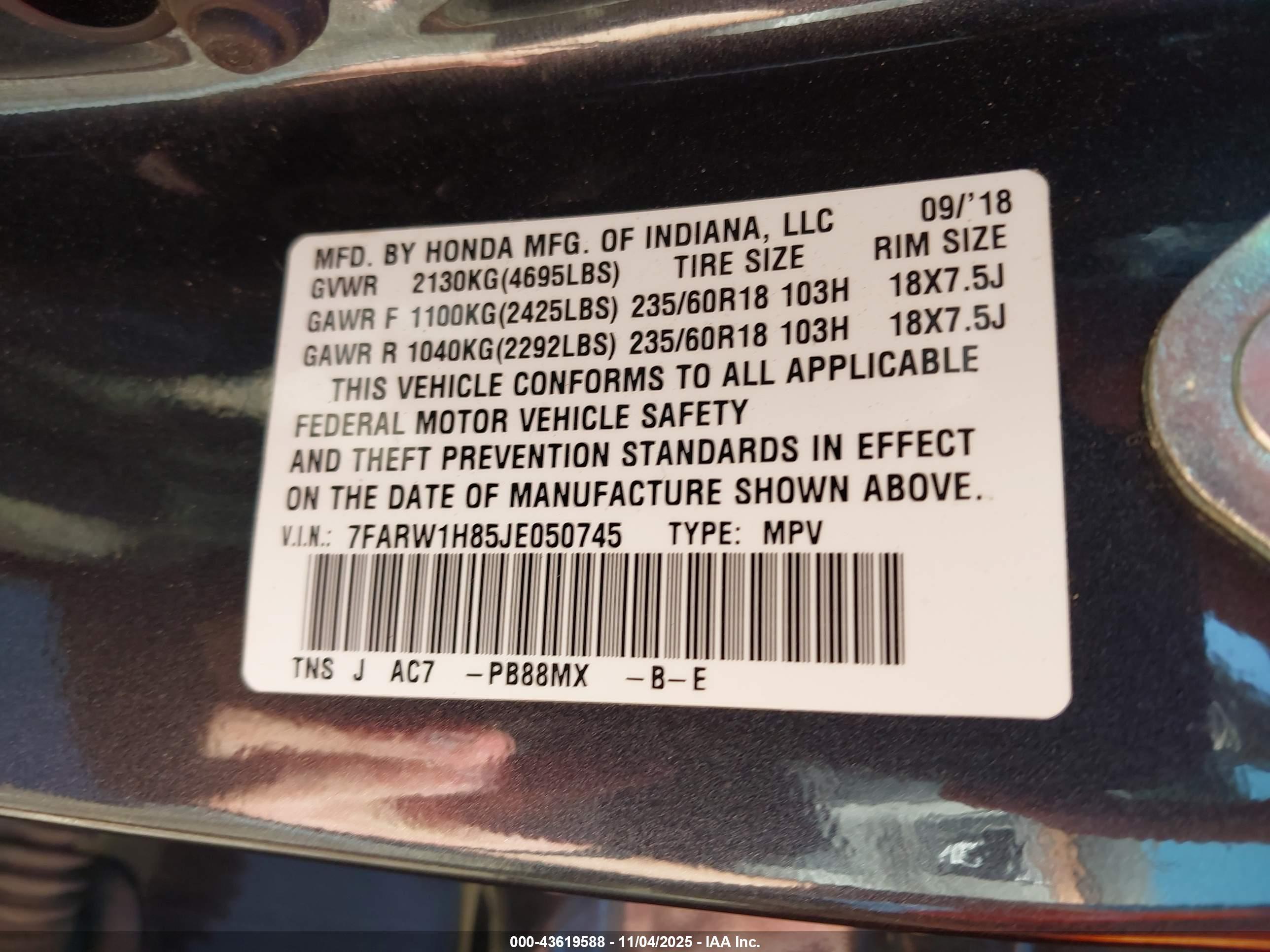 HONDA CR-V image 9